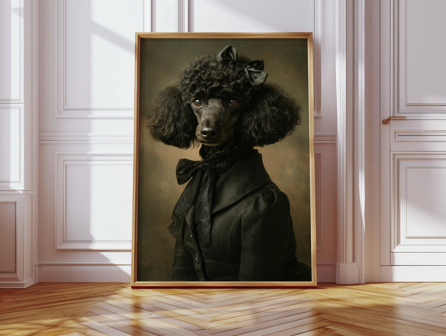 Elegance Wrapped in Curly Fur