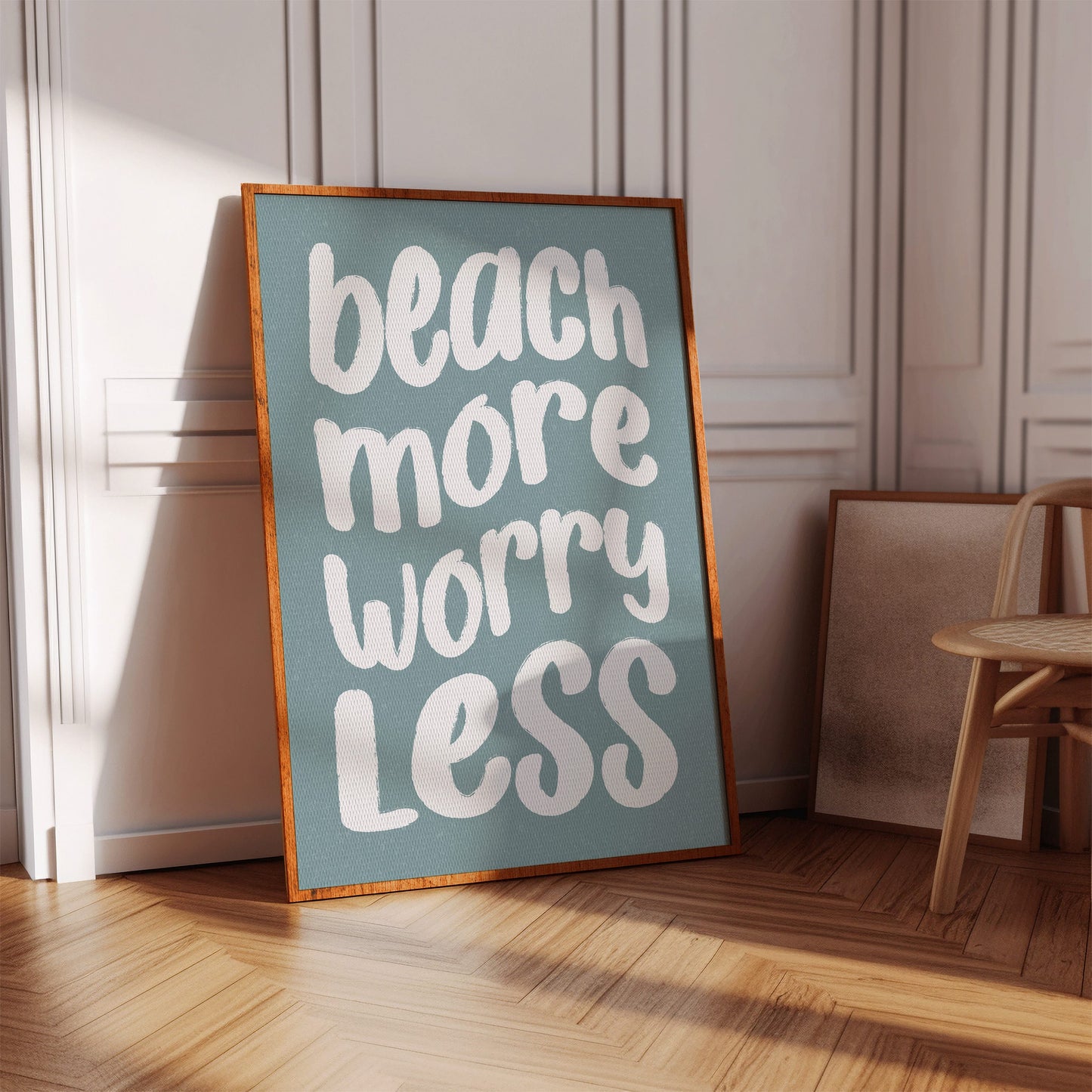 Coastal Letters Paint Simple Freedom