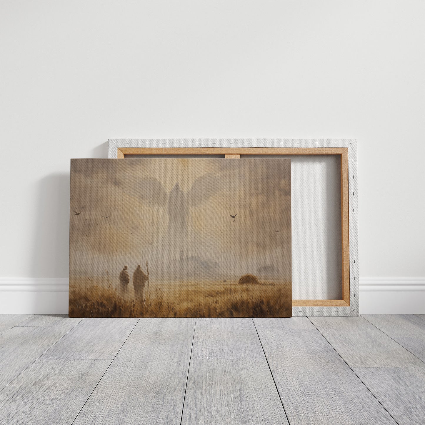 Pilgrims Beneath Celestial Light