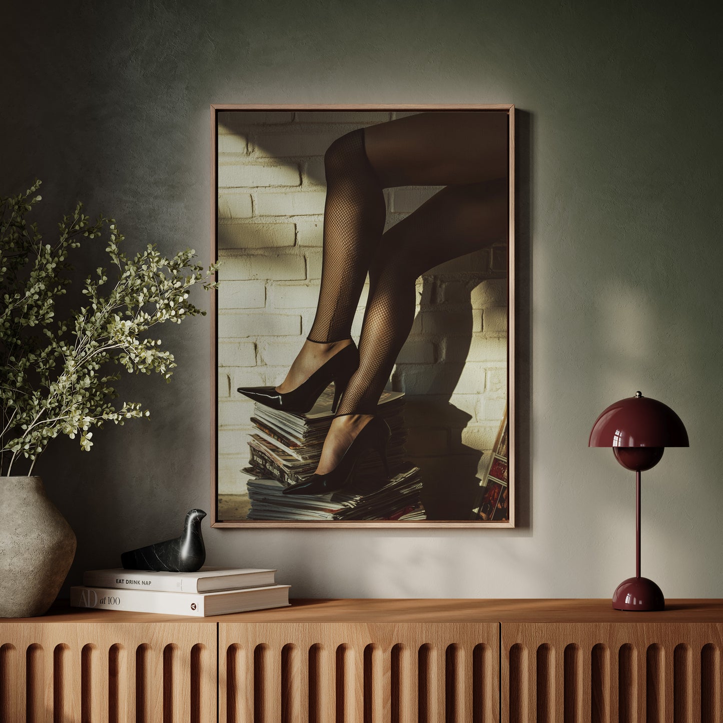 Vinyl Stacks and Velvet Legs