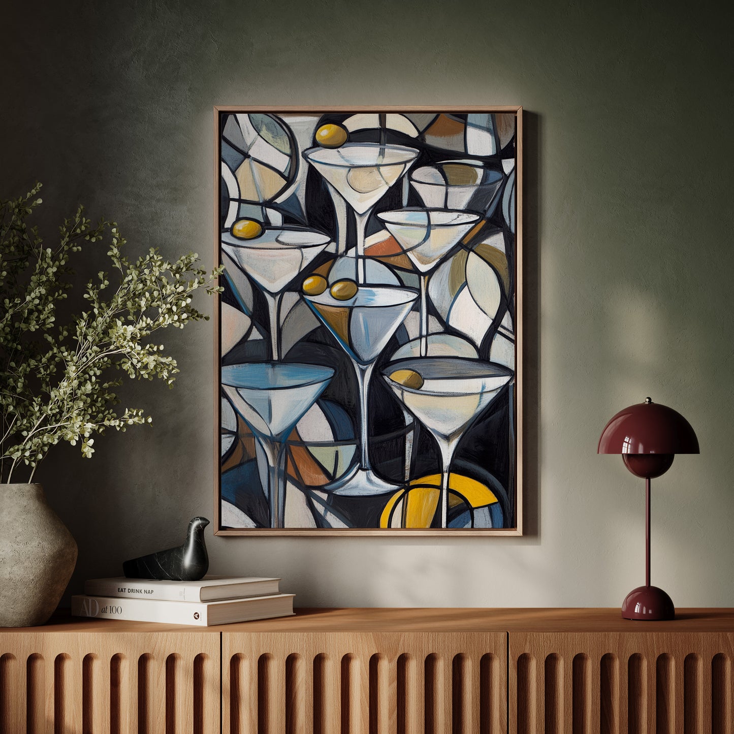 Martinis Dance In Cubist Night