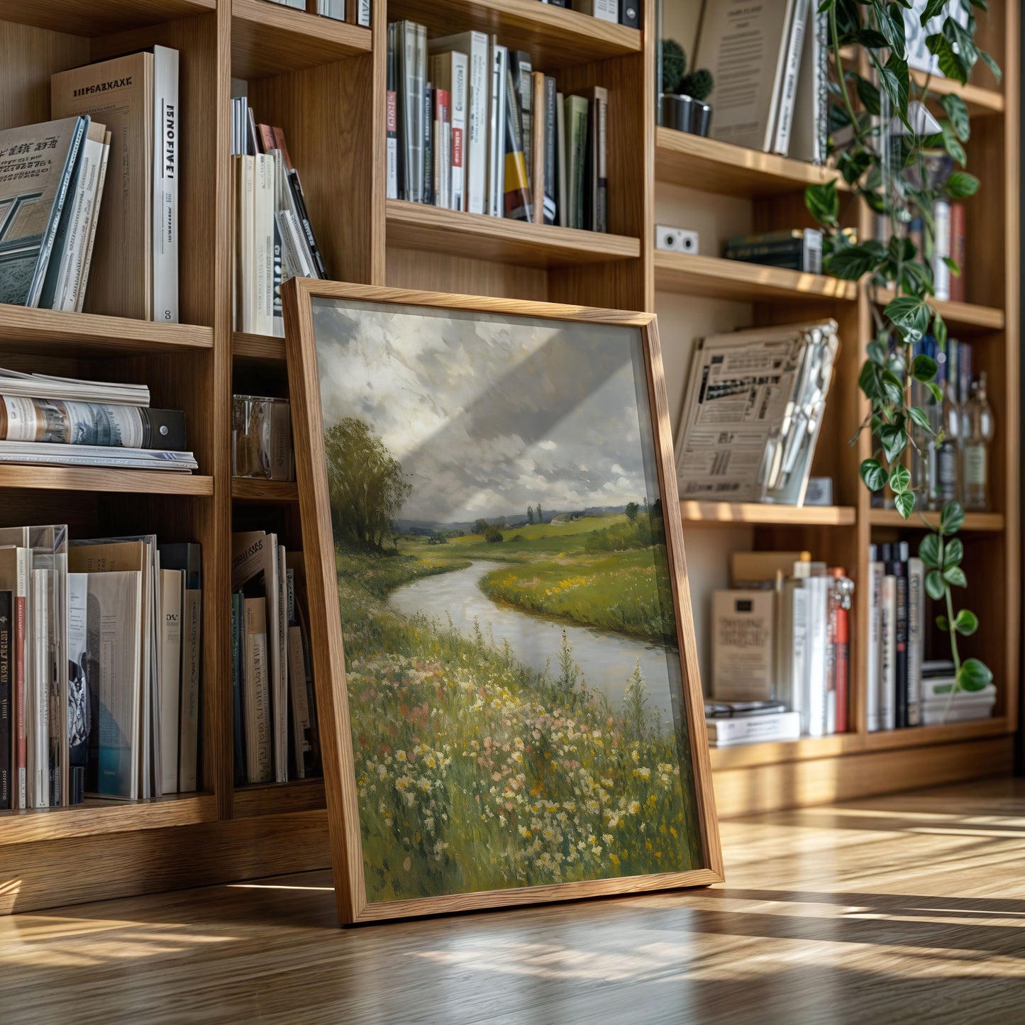 Wildflowers Along the Winding River