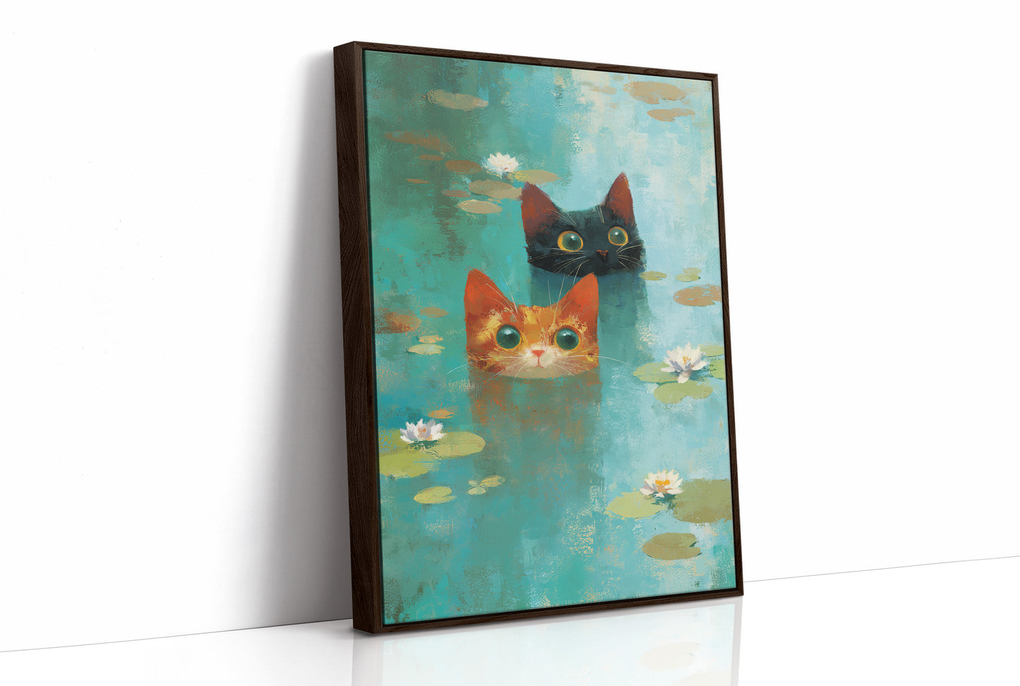 Curious Companions in the Lily Pond