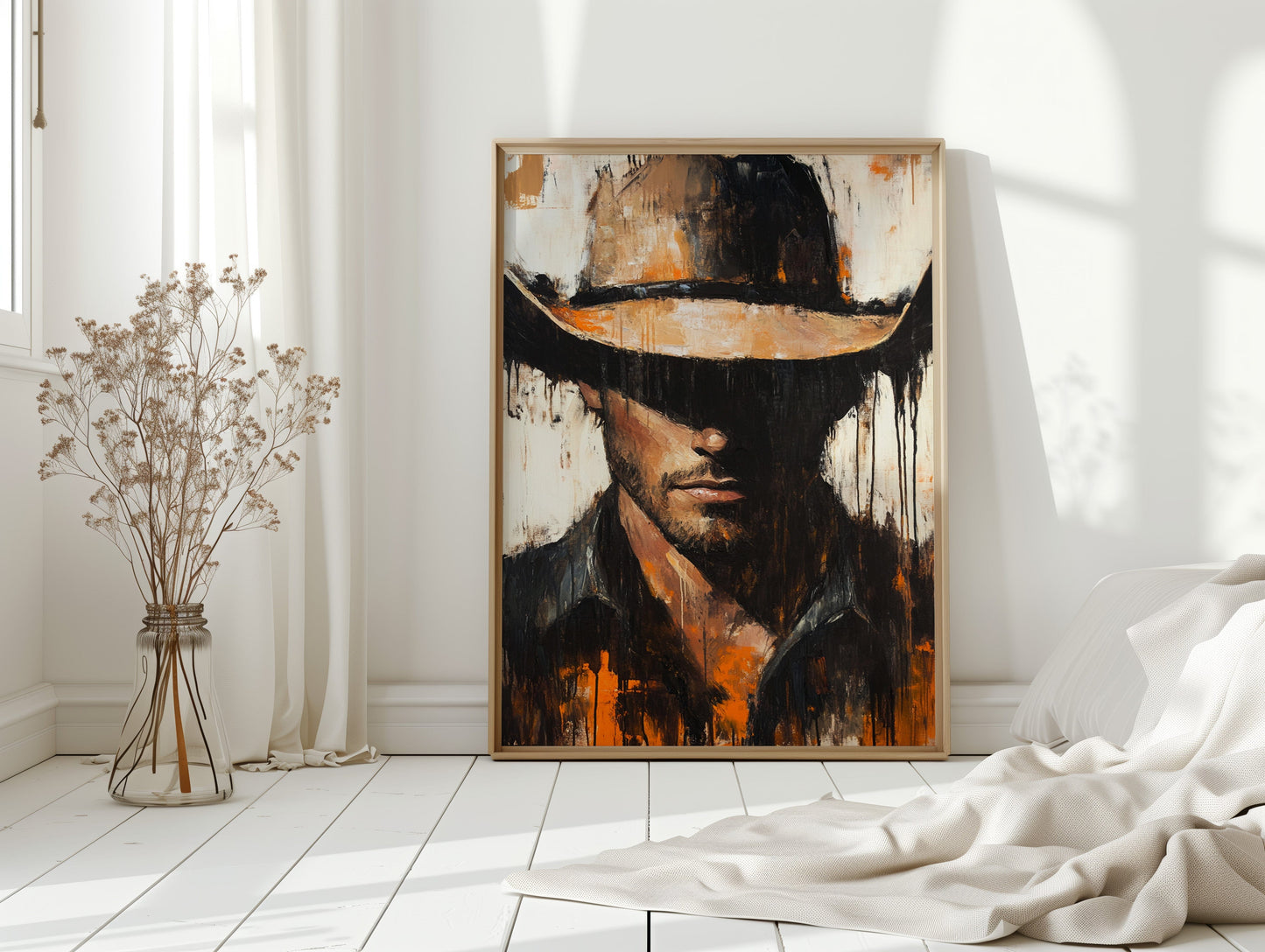 Shadowed Cowboy – Bold Western Expression