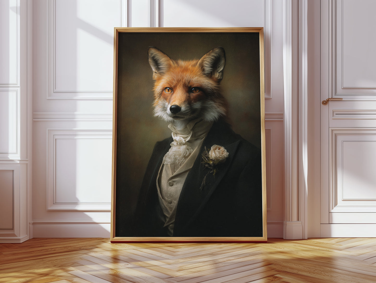 Regal Fox in Formal Attire