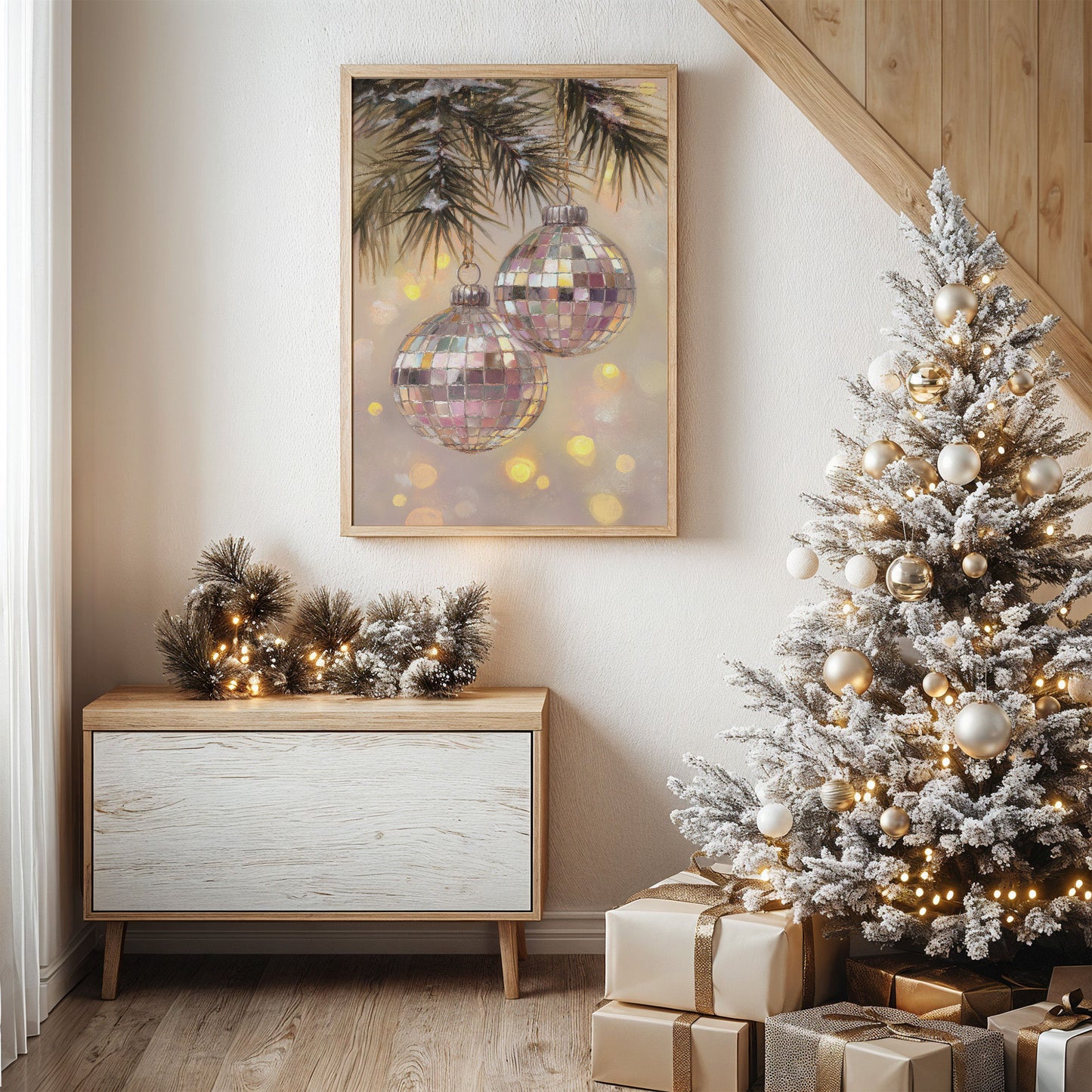December Dances In Silver Spheres