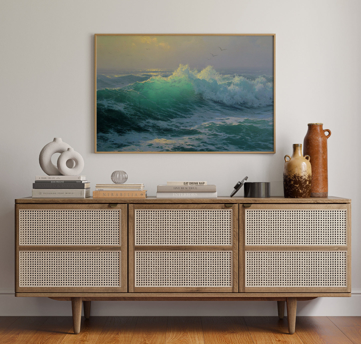Ocean's Wild Dance At Dawn