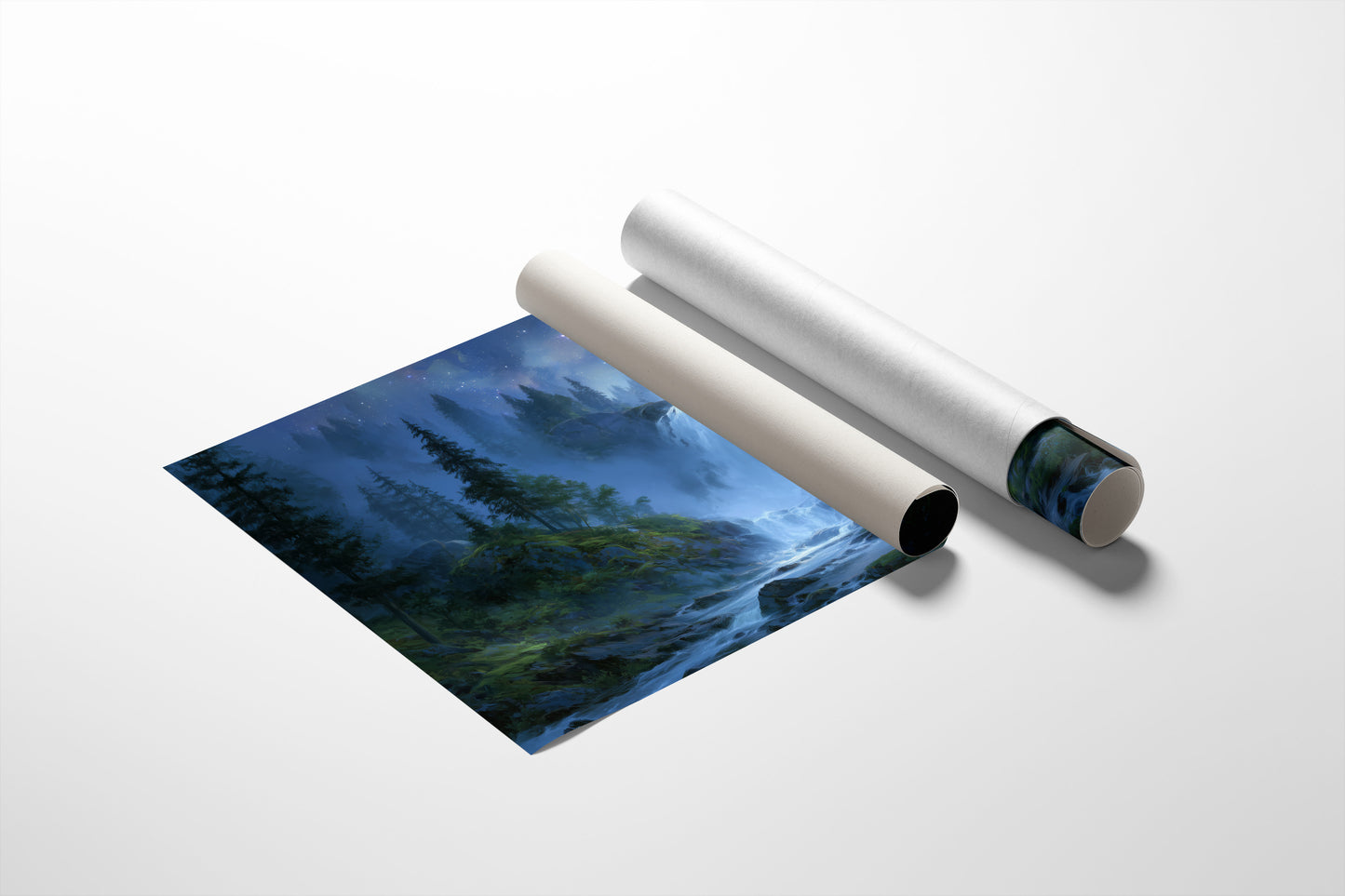 Cascading Secrets Of Midnight Forest