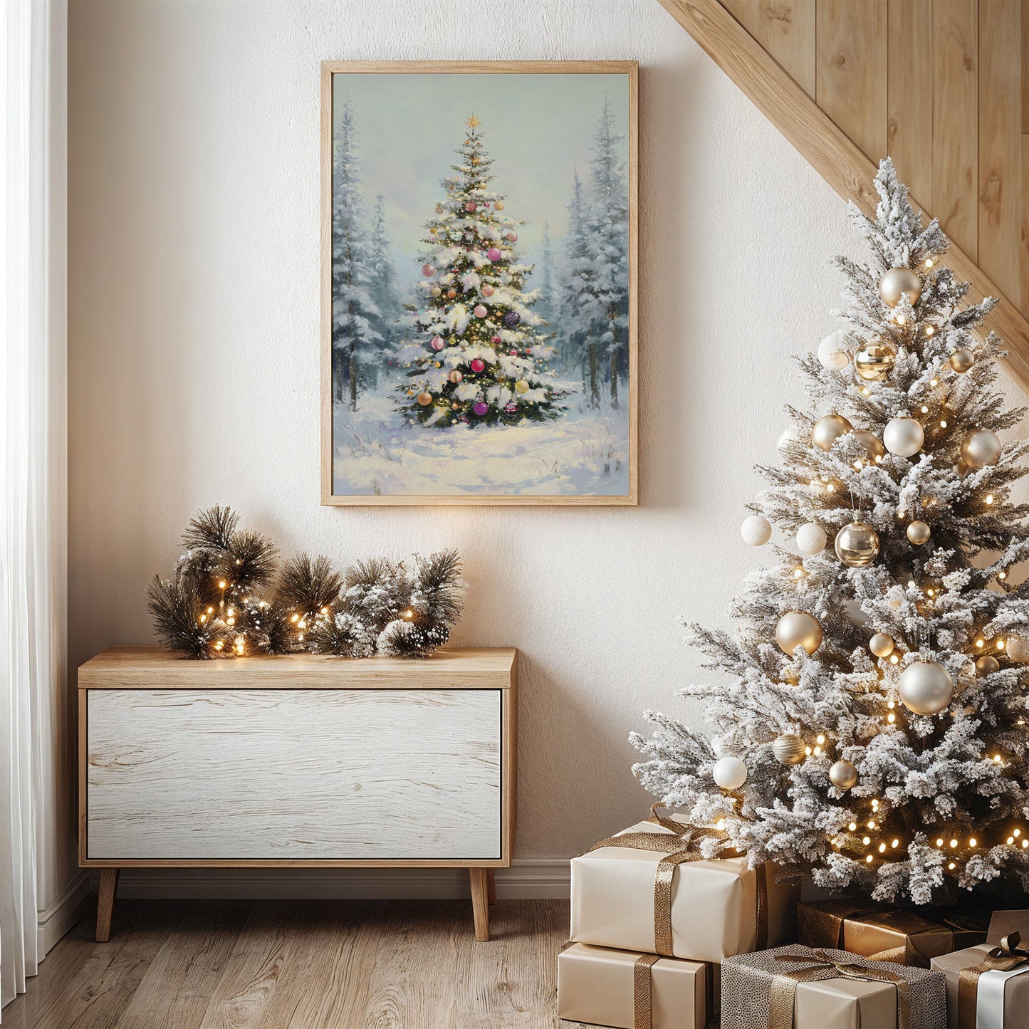 Winter Forest Sparkles With Joy