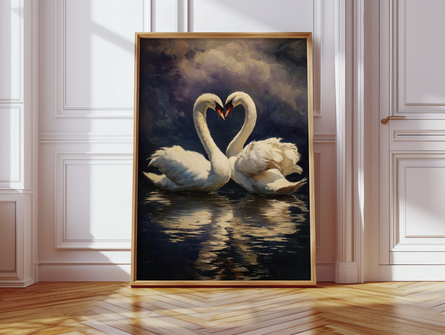 Hearts Entwined in Still Waters