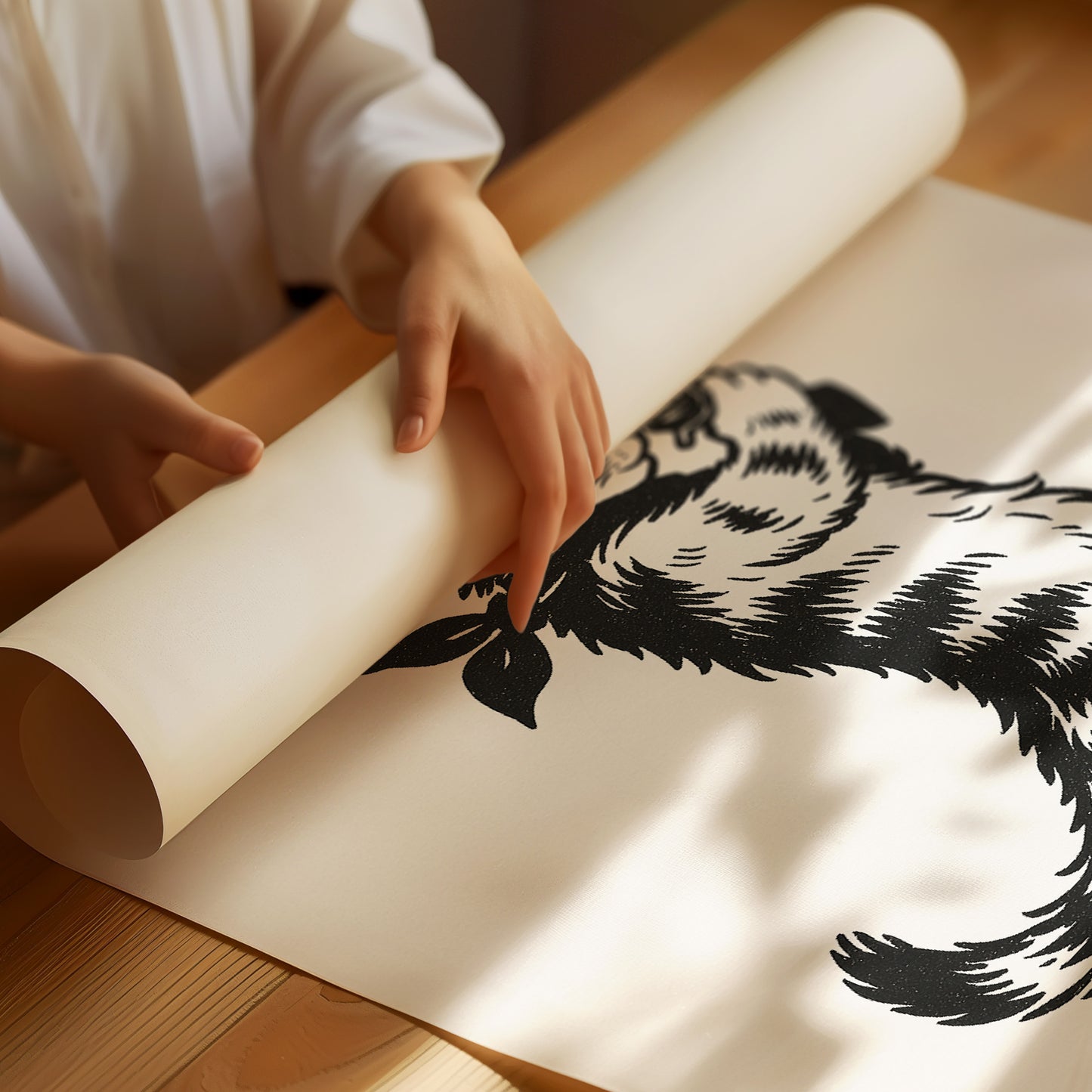 Purrpare for Trouble – Cowboy Cat Sheriff Print