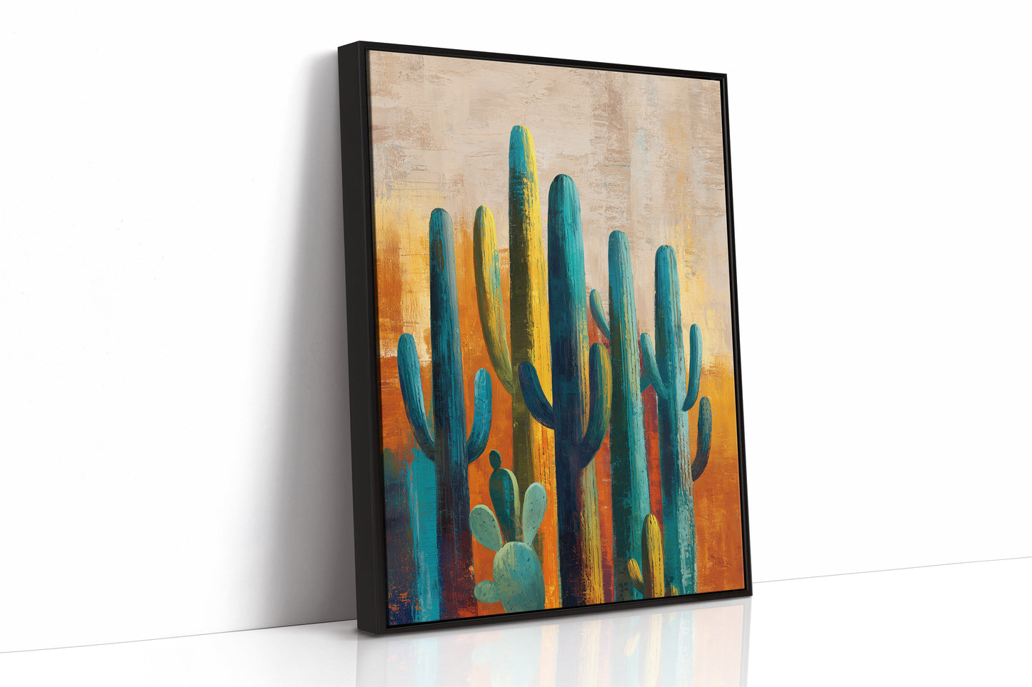 Turquoise Sentinels At Dusk