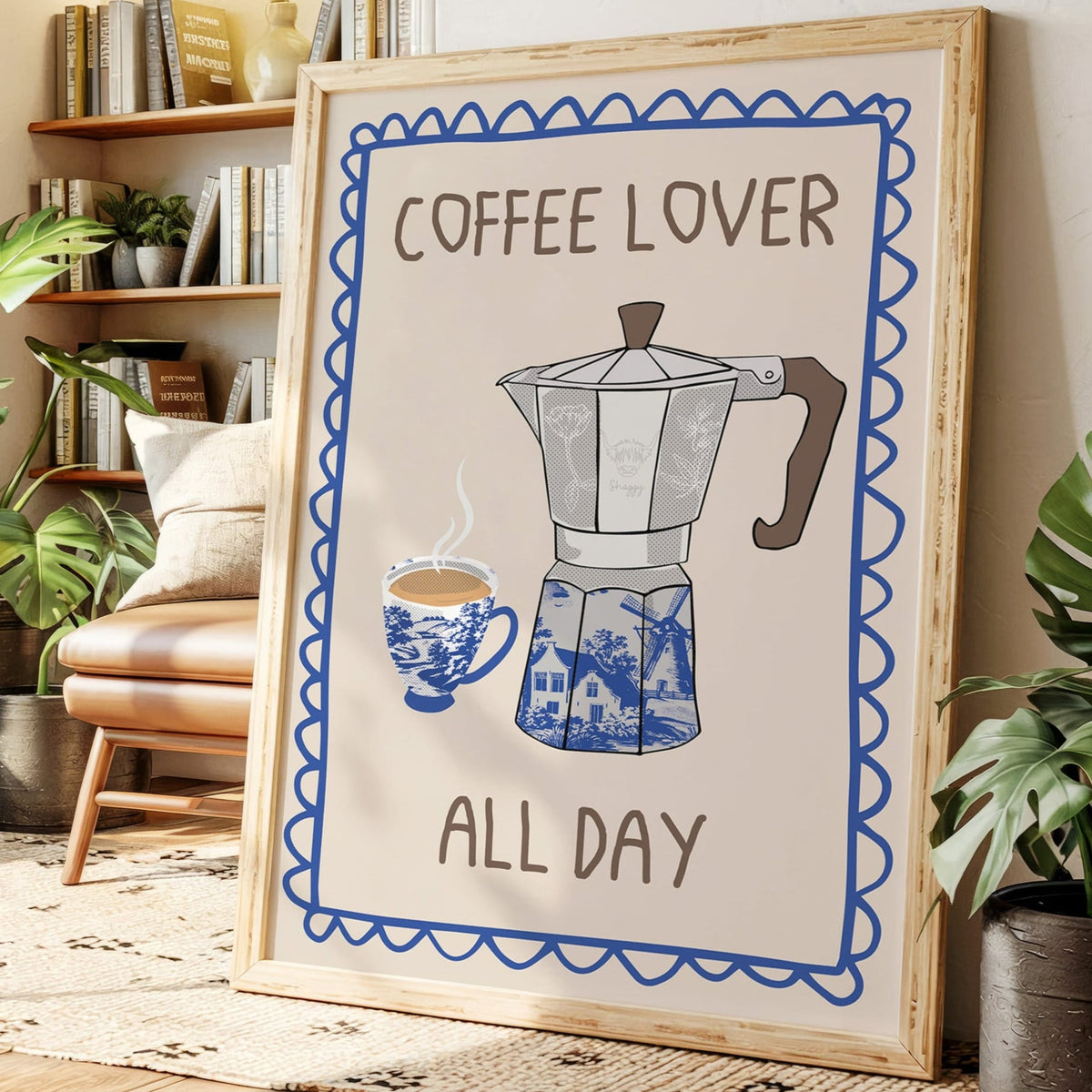 Morning Rituals in Blue