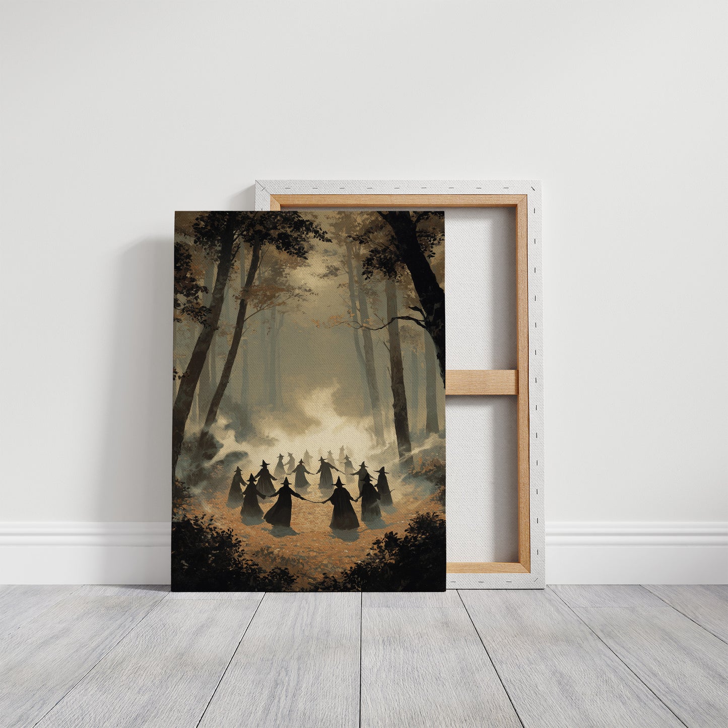 Misty Circle: Ancient Rites in Autumn Woods