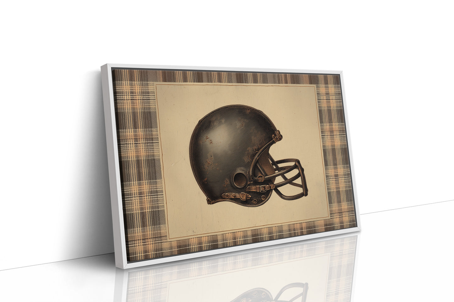 Vintage Gridiron Helmet Study