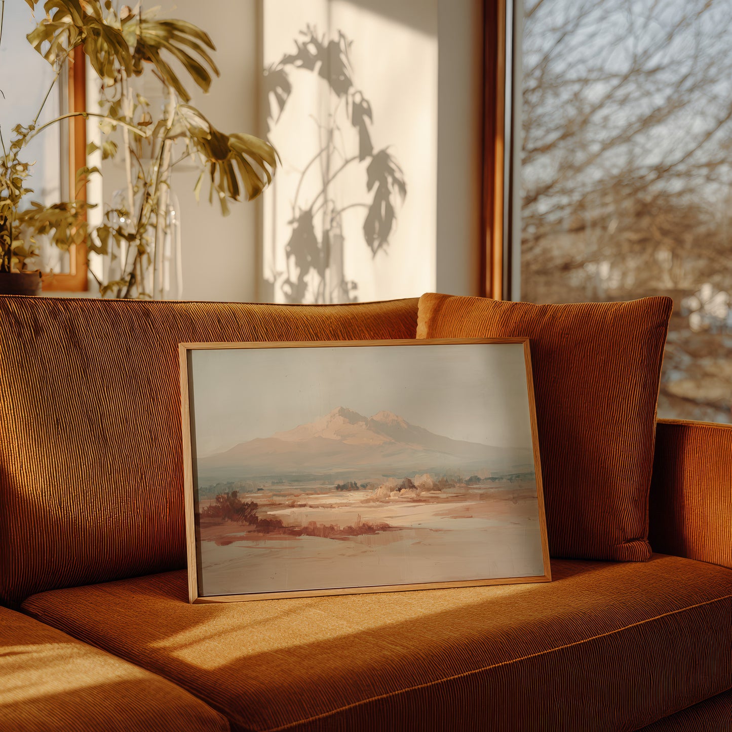 Mountains Bathed In Morning Light