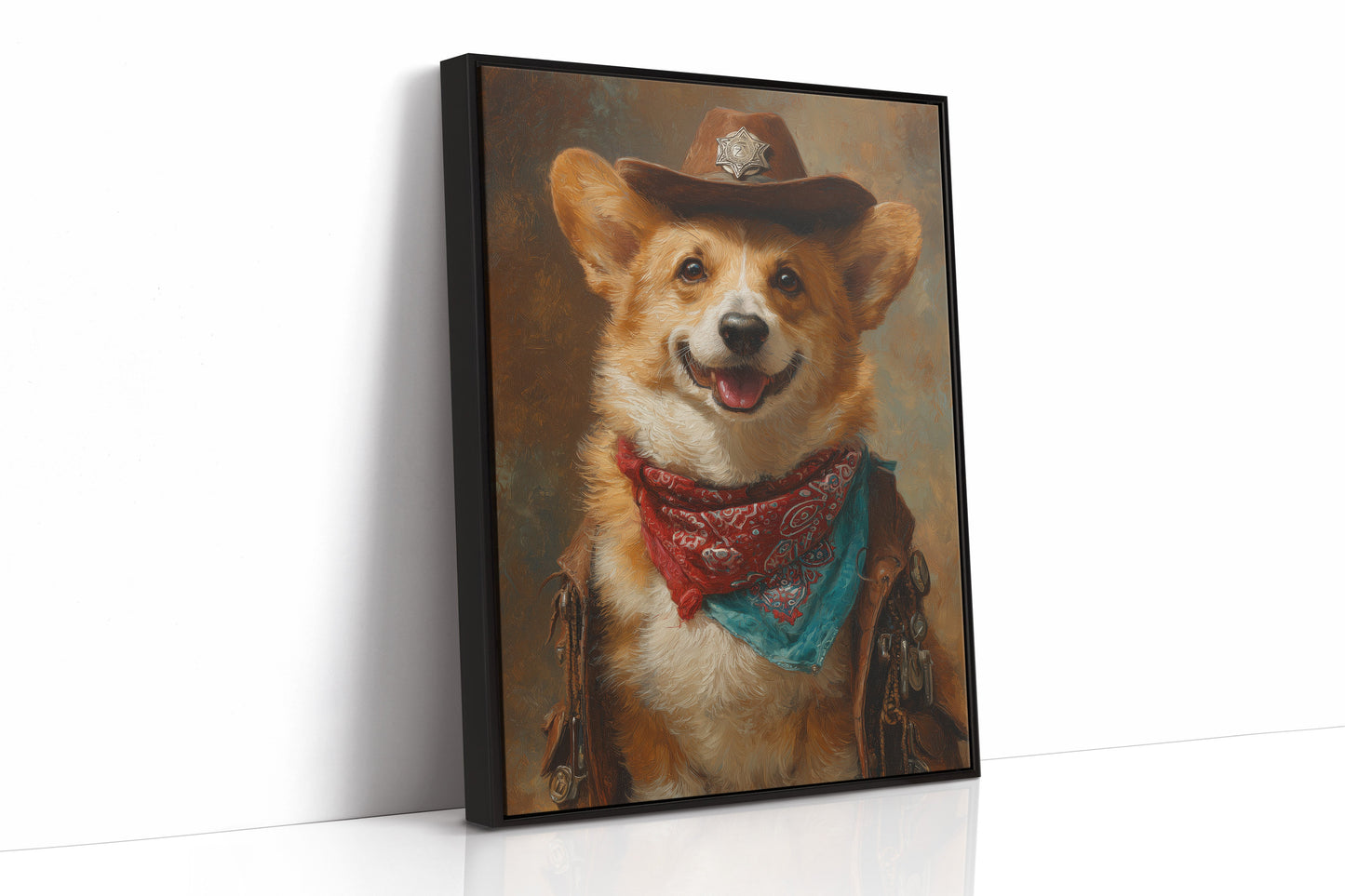 Cowboy Corgi Rules The Ranch