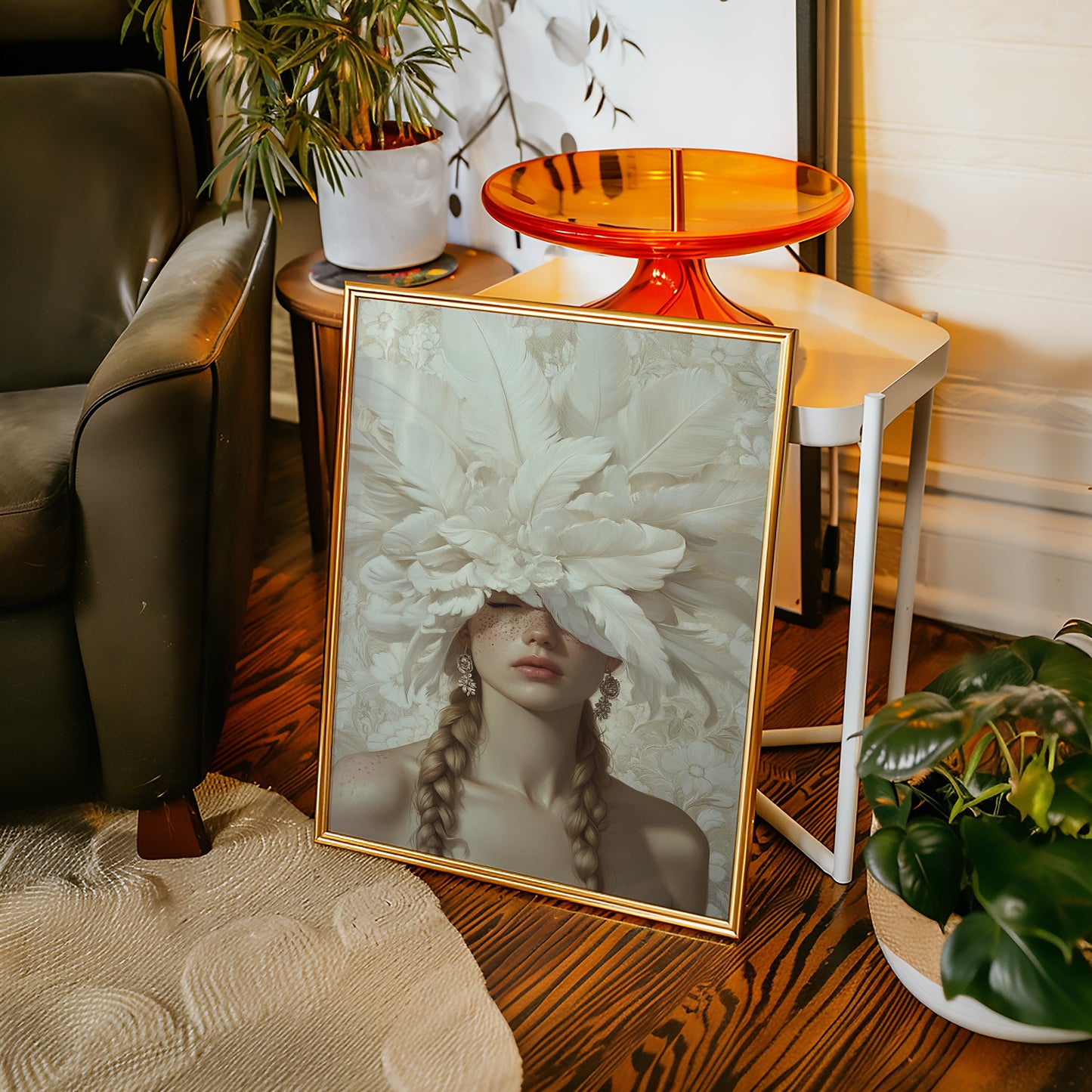 Whispers of Ivory Feathers