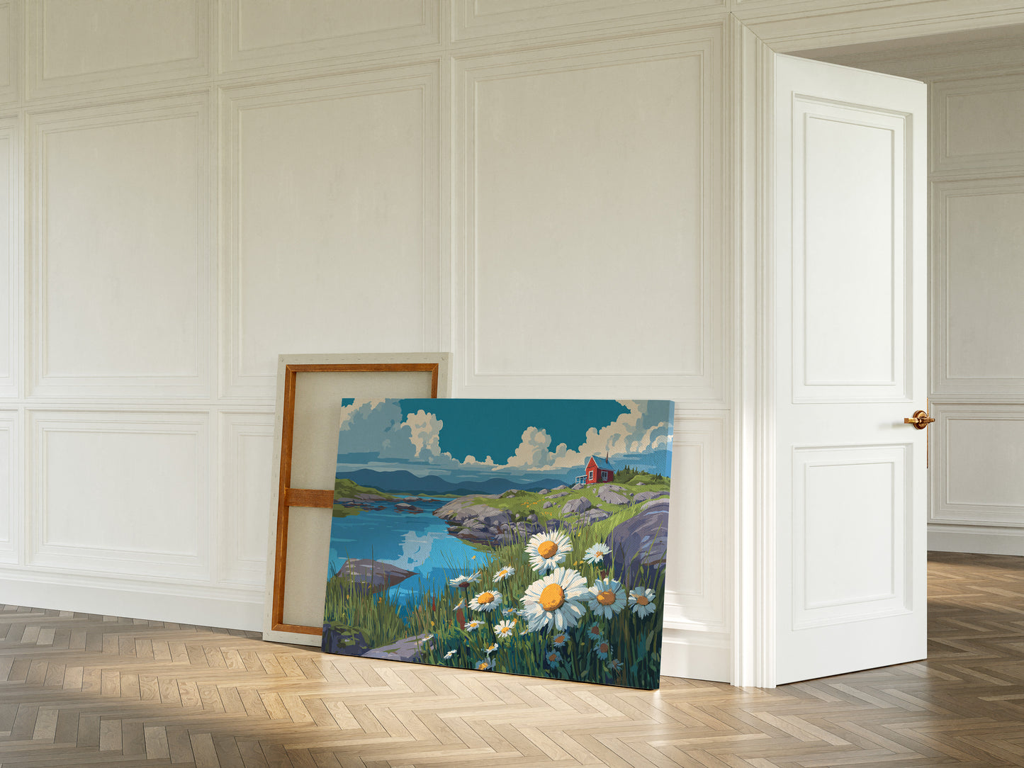 Daisies Dance Above Northern Waters