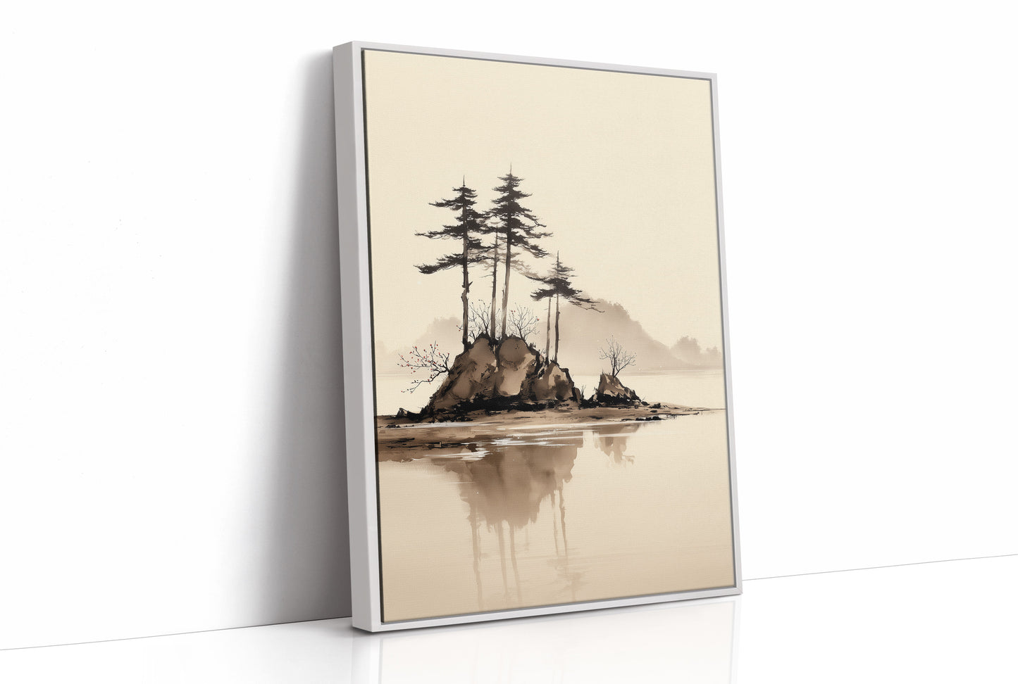 Stillness Between the Pines
