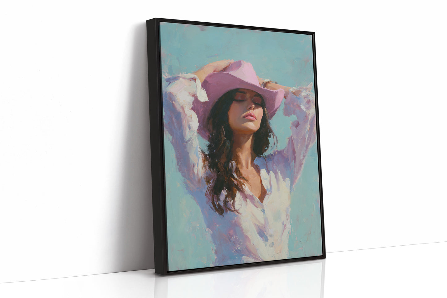 Lavender Brim Under Turquoise Skies