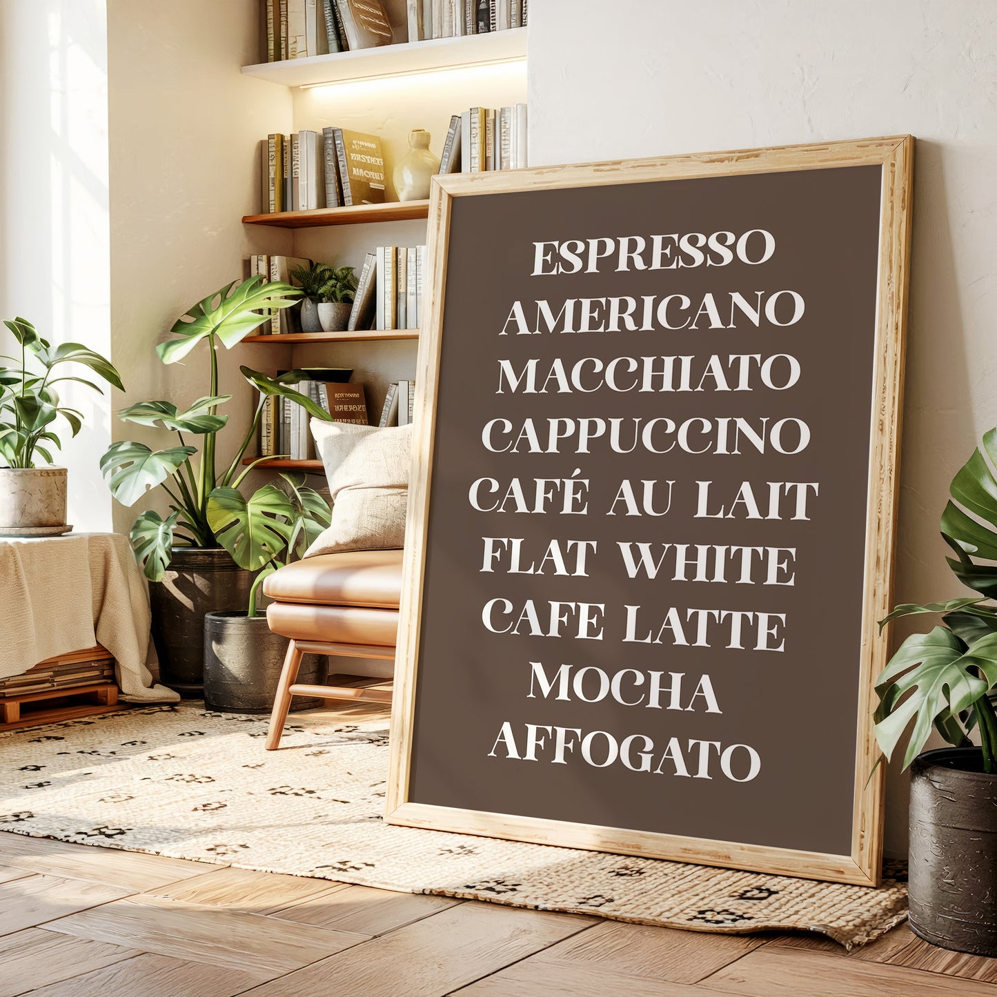 Barista Poetry In Chocolate Brown