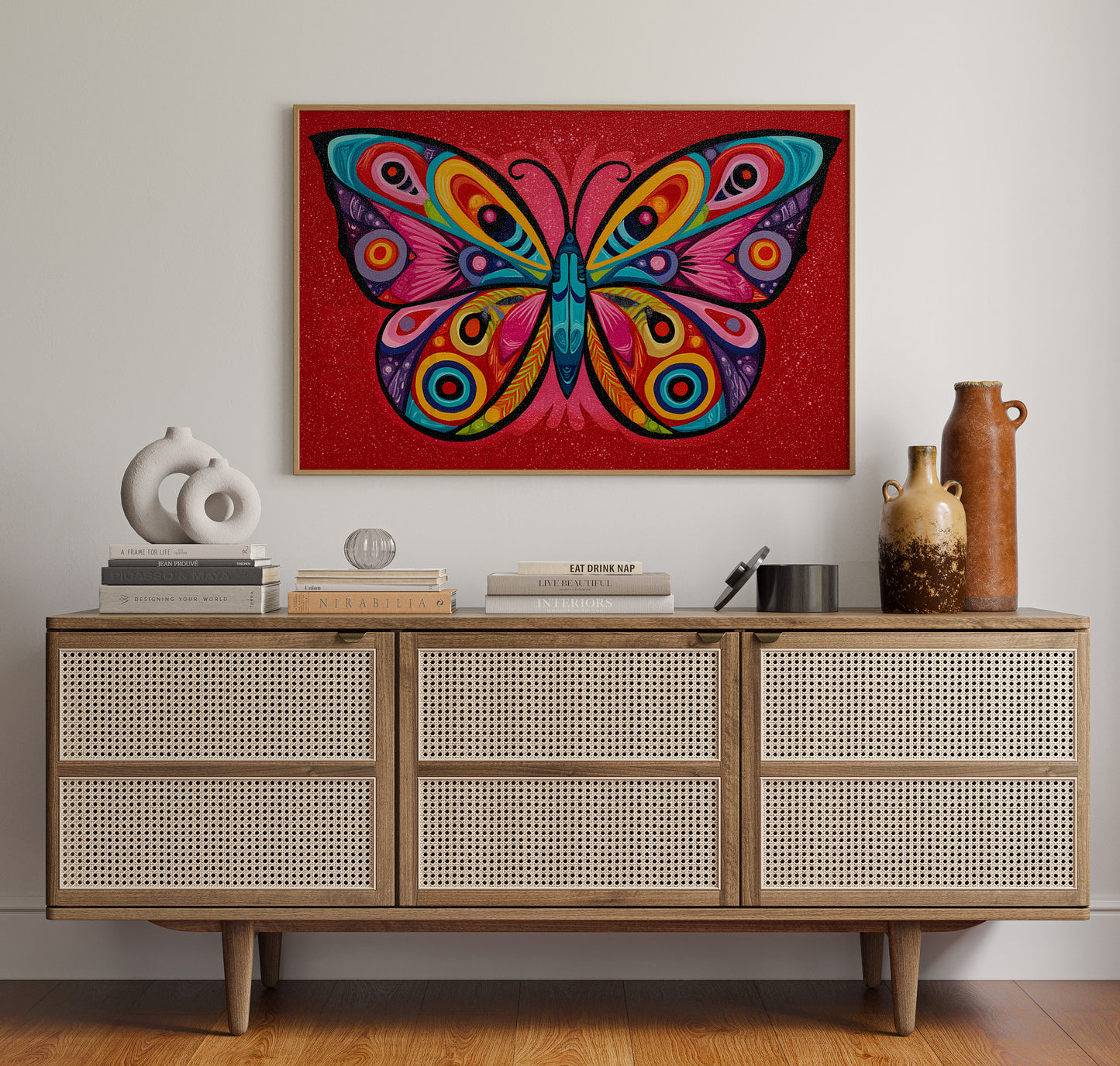 Colors Take Wing In Midnight Fire