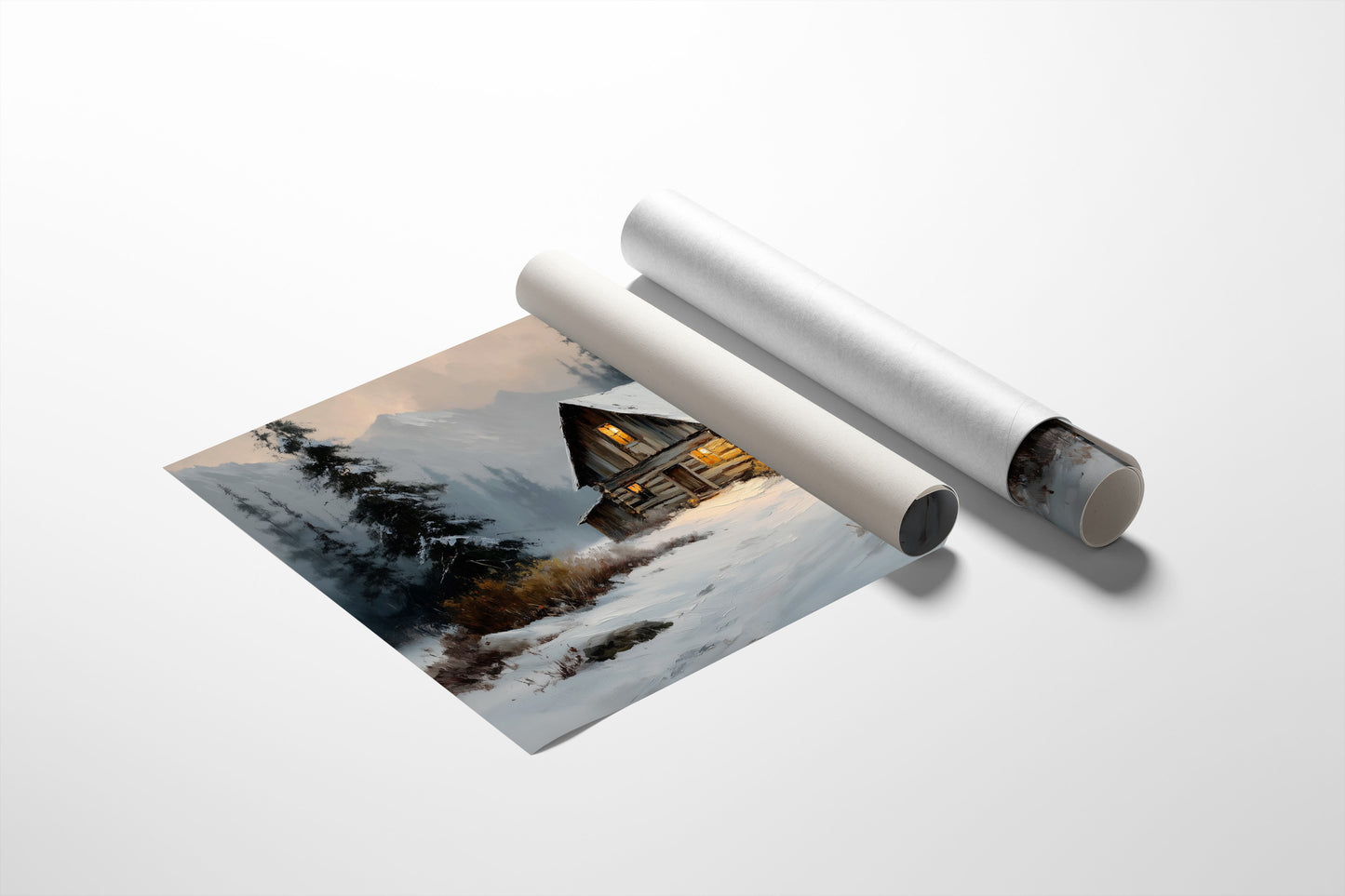 Snow Blankets The Mountain Hideaway