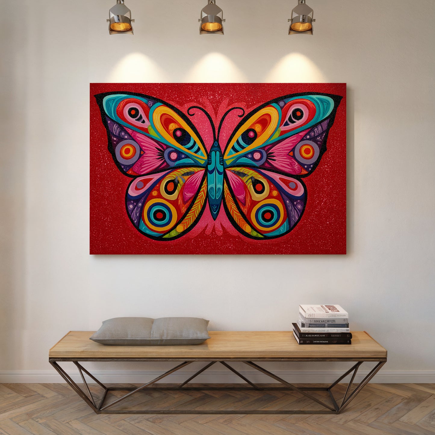 Colors Take Wing In Midnight Fire