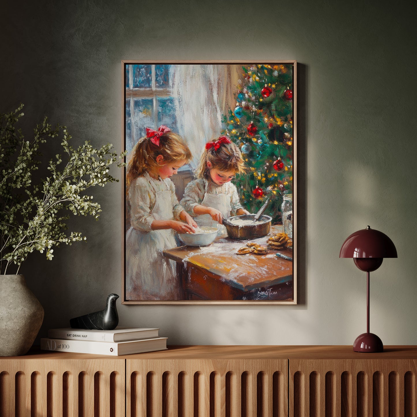 Baking Memories Beneath Twinkling Lights