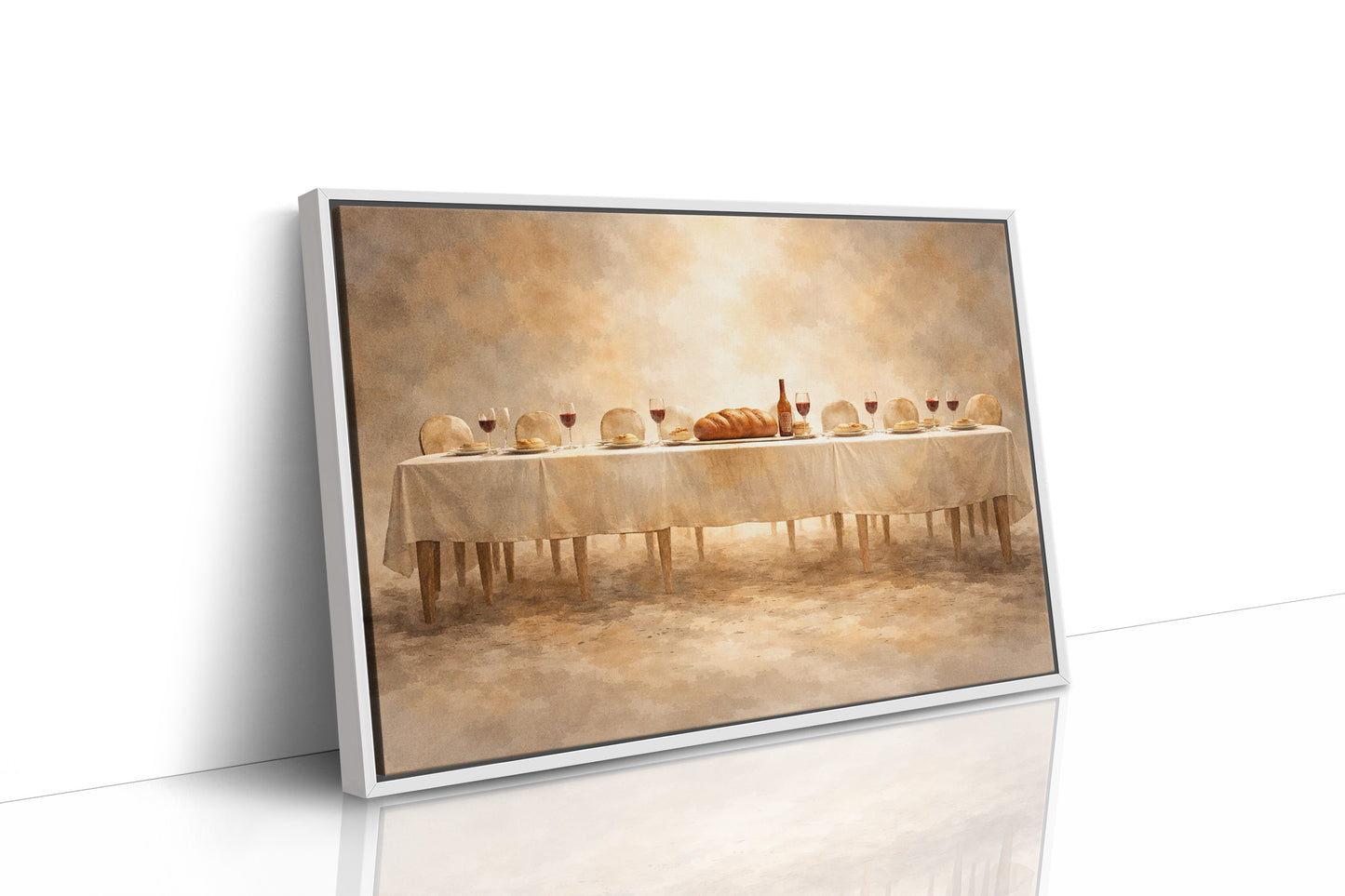 Communion Table Awaits Silent Guests