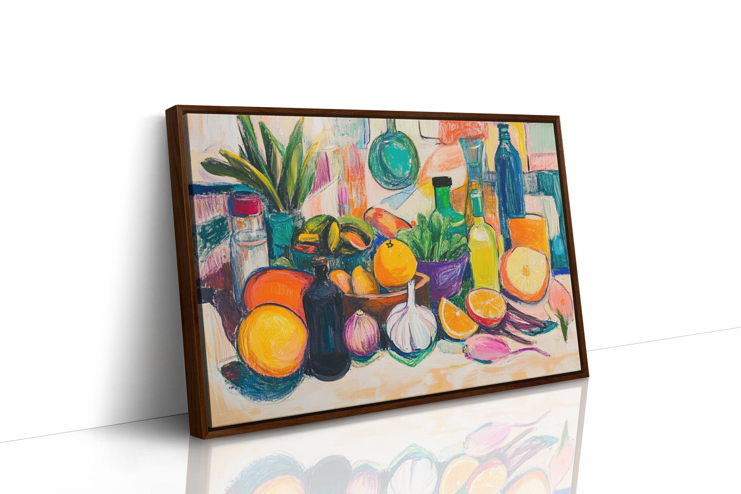 Citrus Dreams In Glass And Green