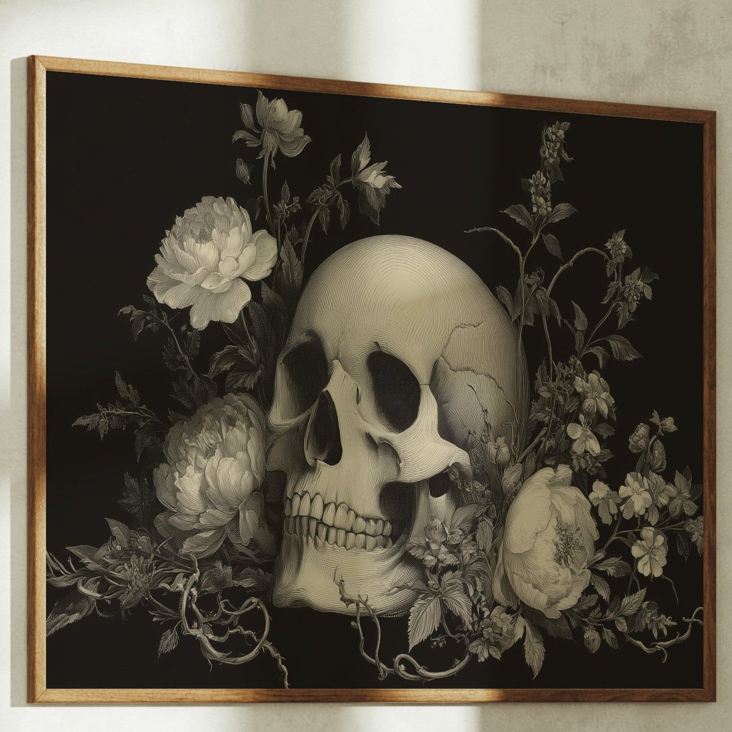 Peonies Bloom In Midnight's Garden