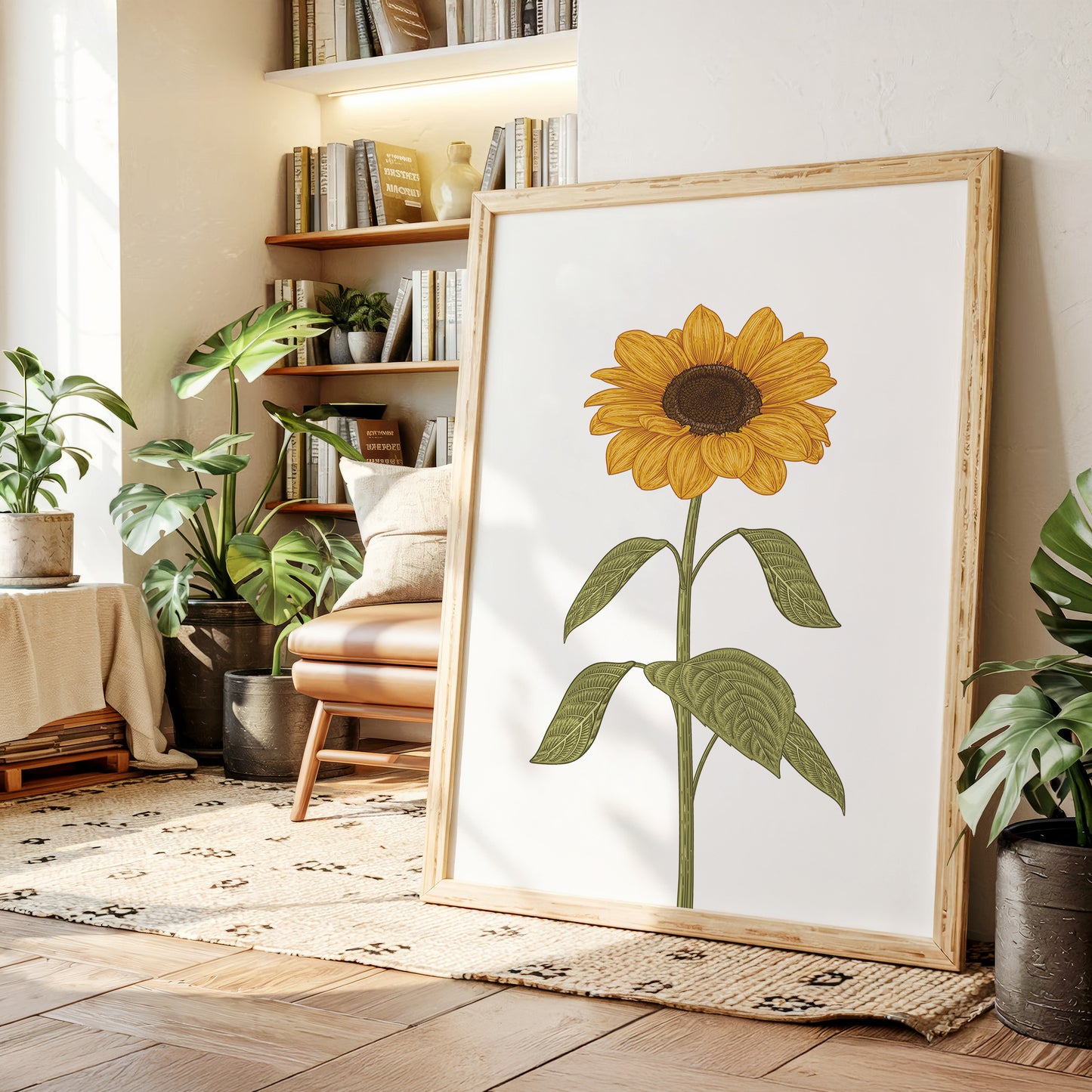 Golden Petals Follow Morning Light