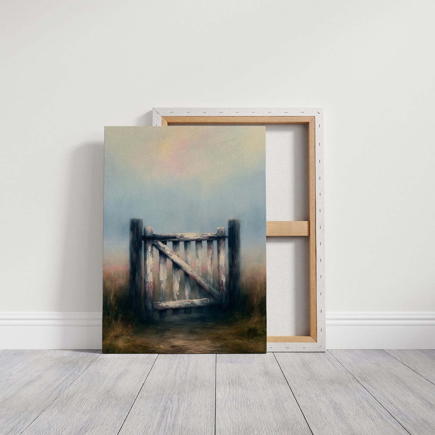 The Old Farm Gate at Dawn