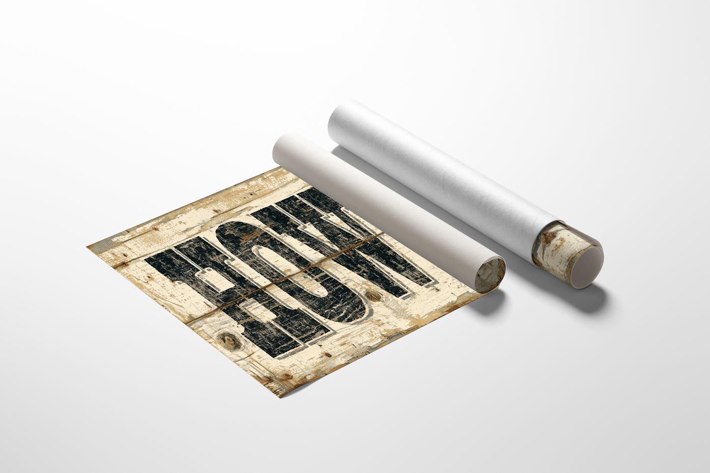 Howdy Weathered Wood Sign
