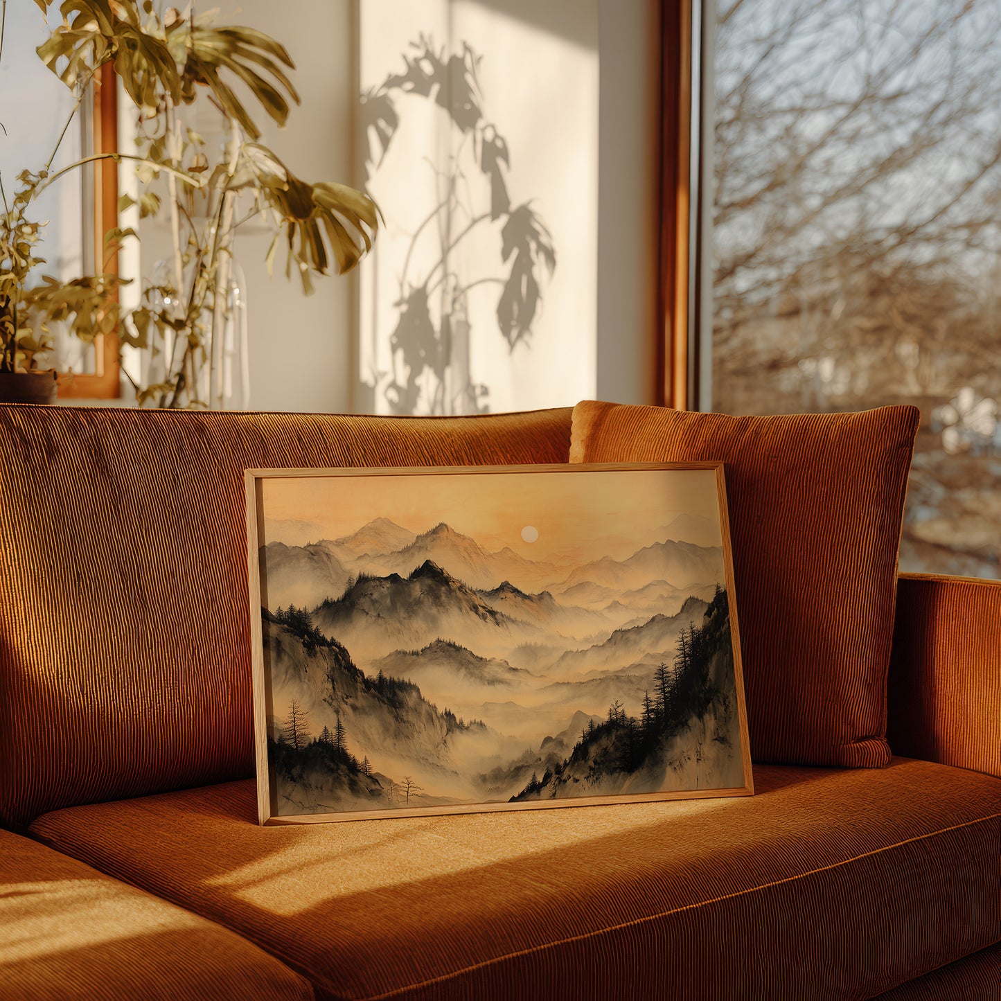 Mountains Rest In Golden Hour