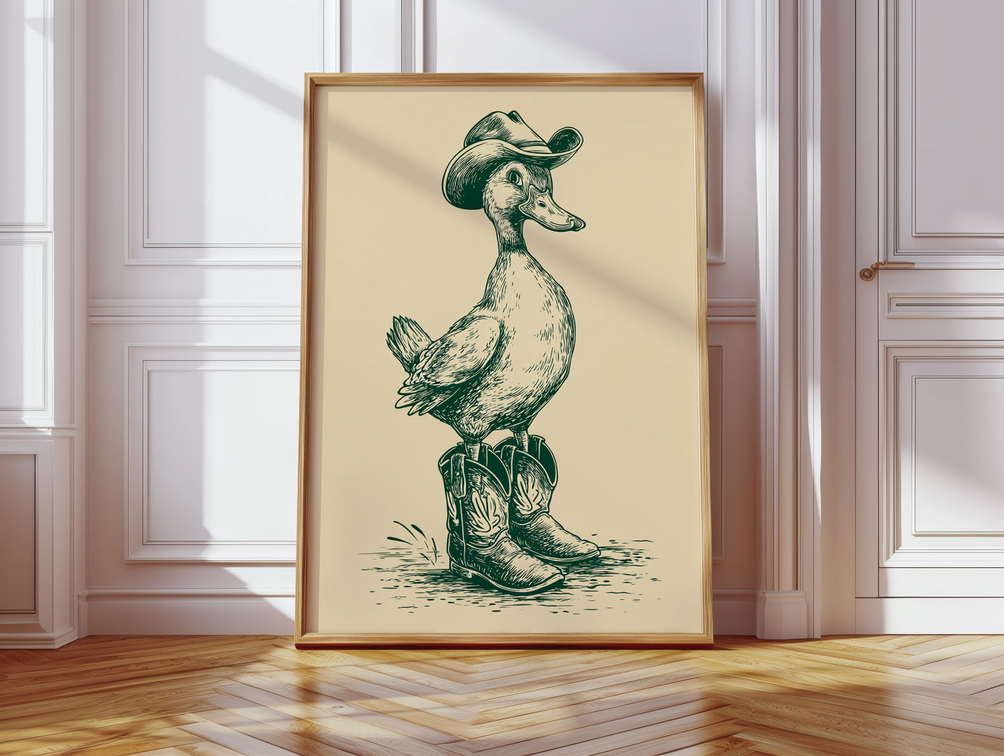 A Duck in Cowboy Boots