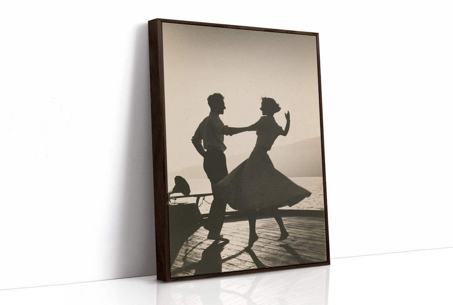 Dockside Waltz At Golden Hour