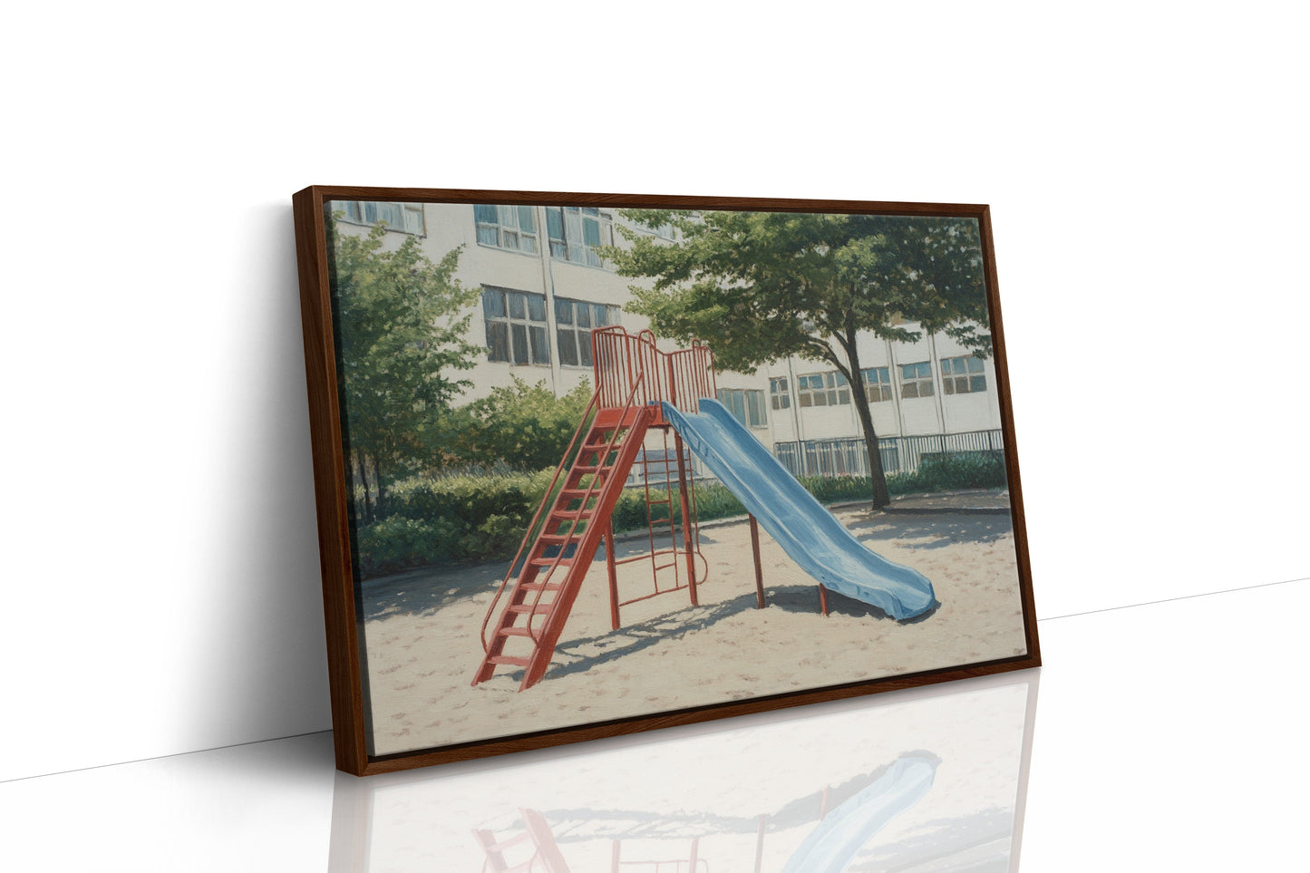 Empty Playground Holds Summer Memories