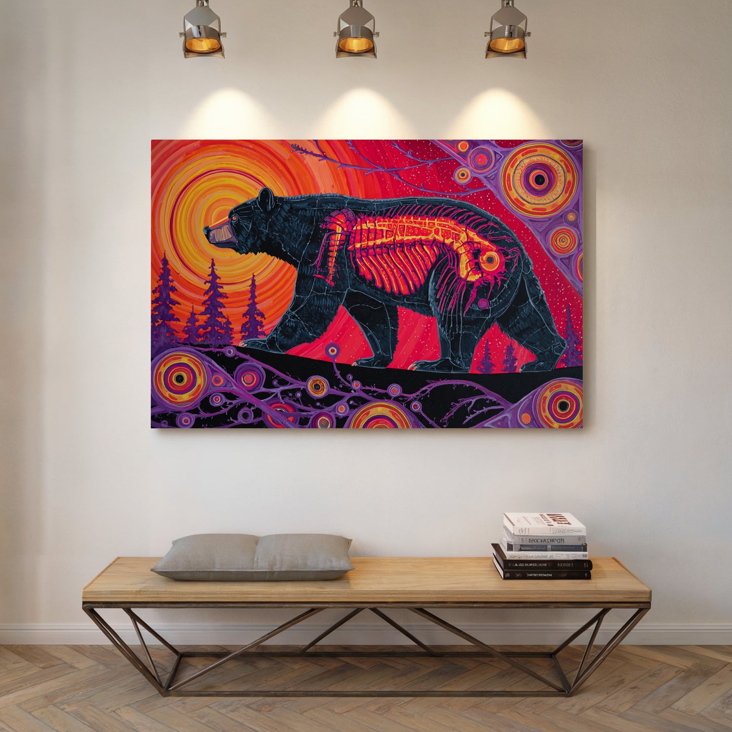 Spirit Bear's Inner Fire Glows