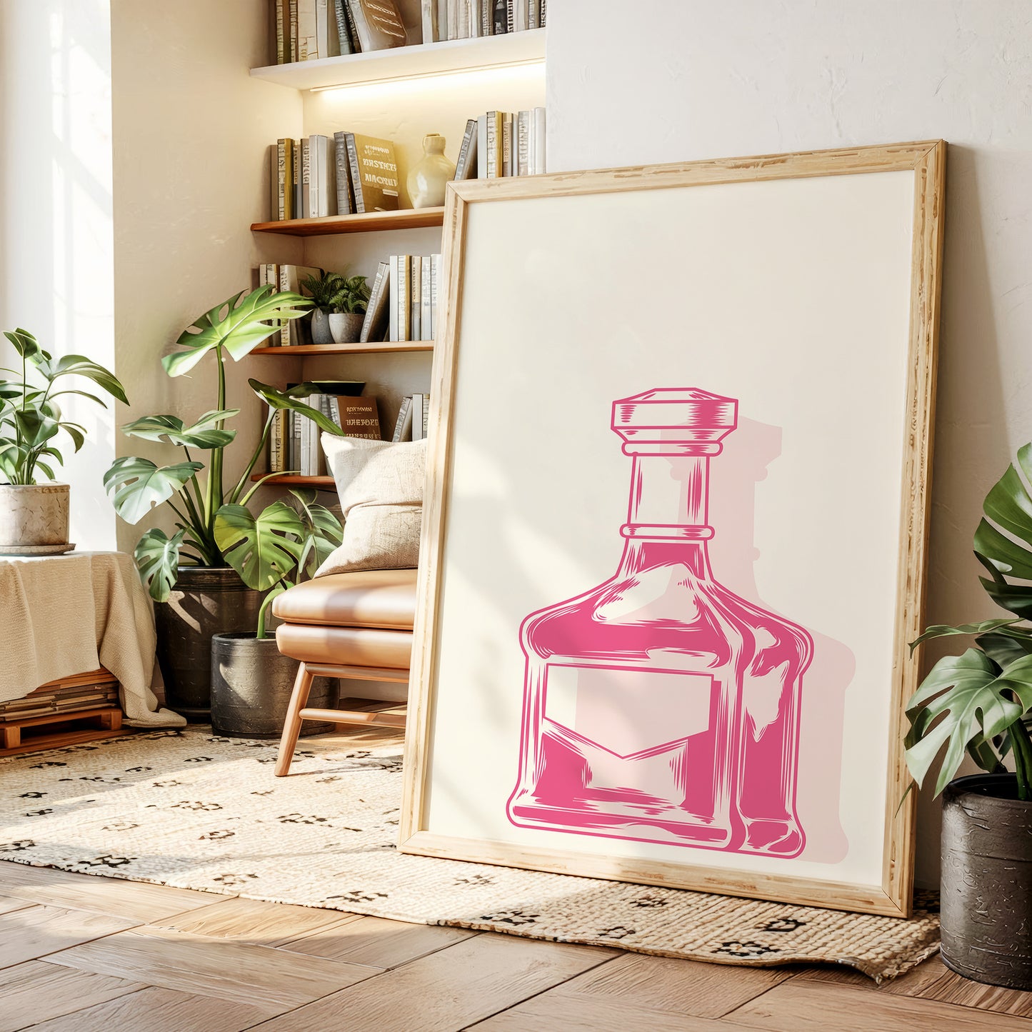 Pink Crystal Holds Midnight Stories