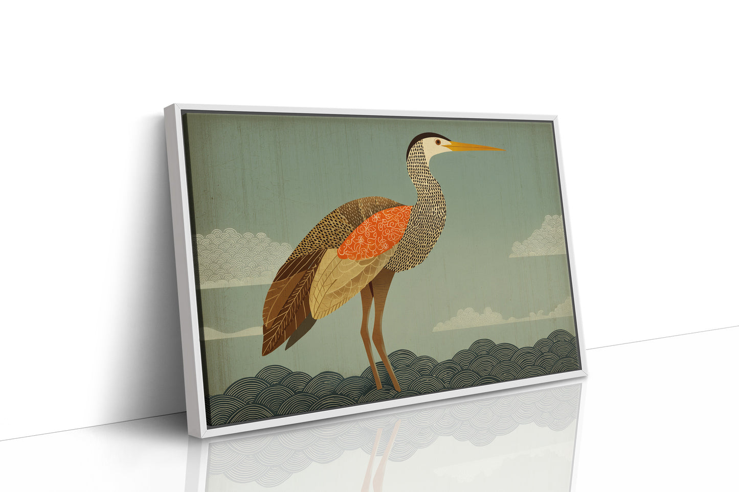 Stillness of the Painted Heron