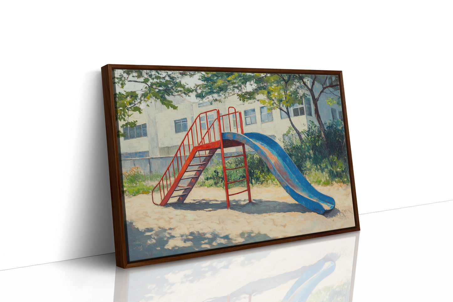 Summer Memories On Metal Slides
