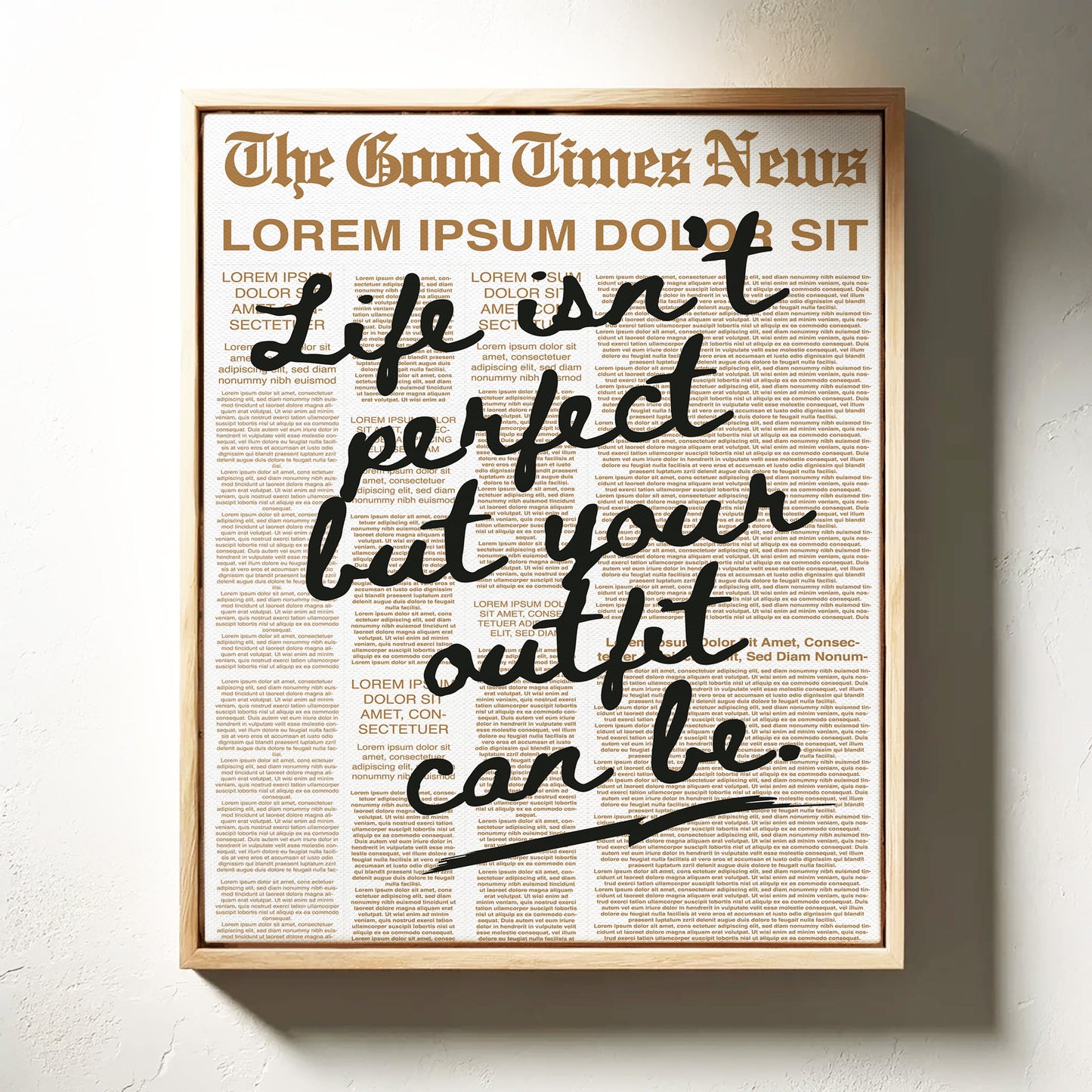 Headlines Dance Through Morning Light