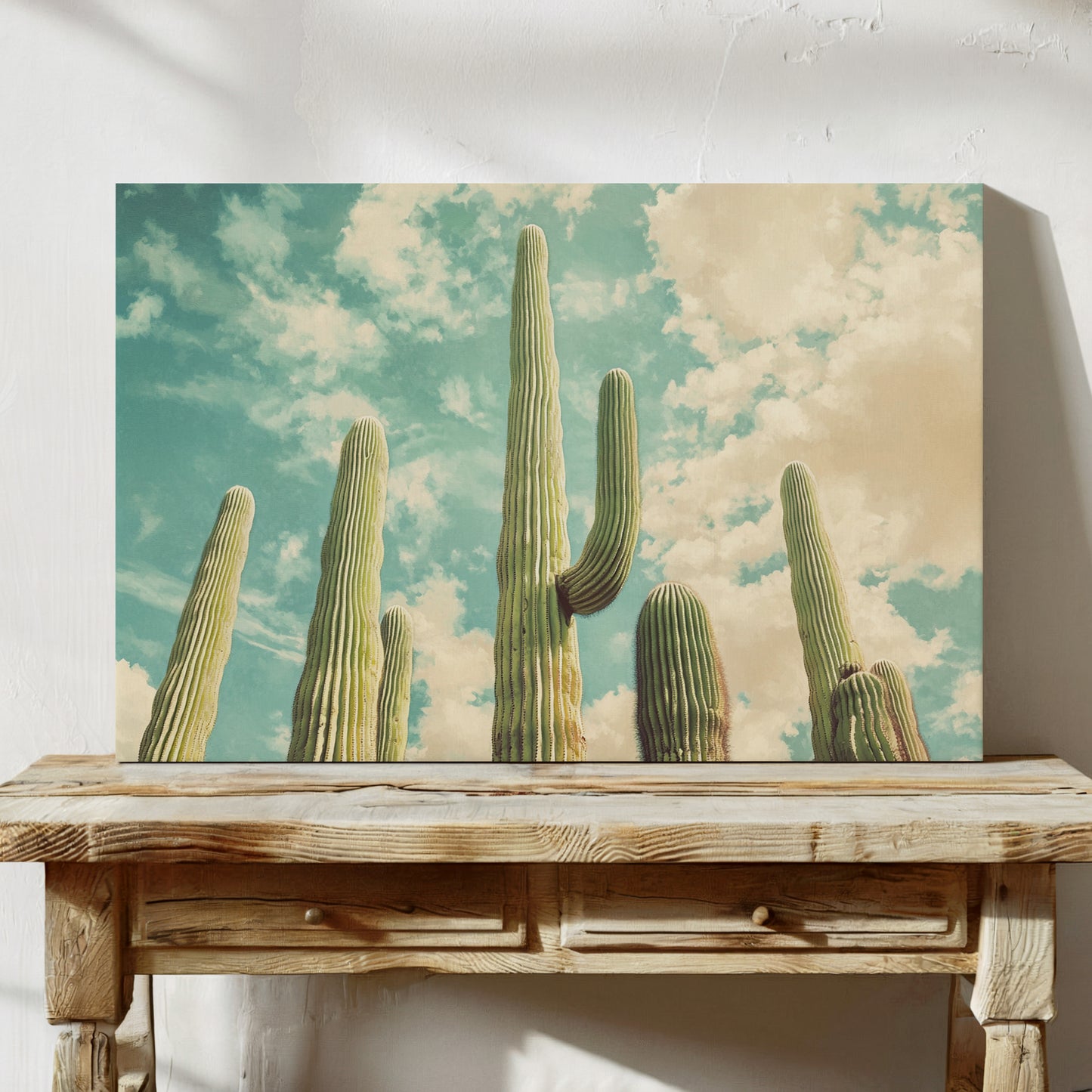 Desert Giants Under Dreamy Skies