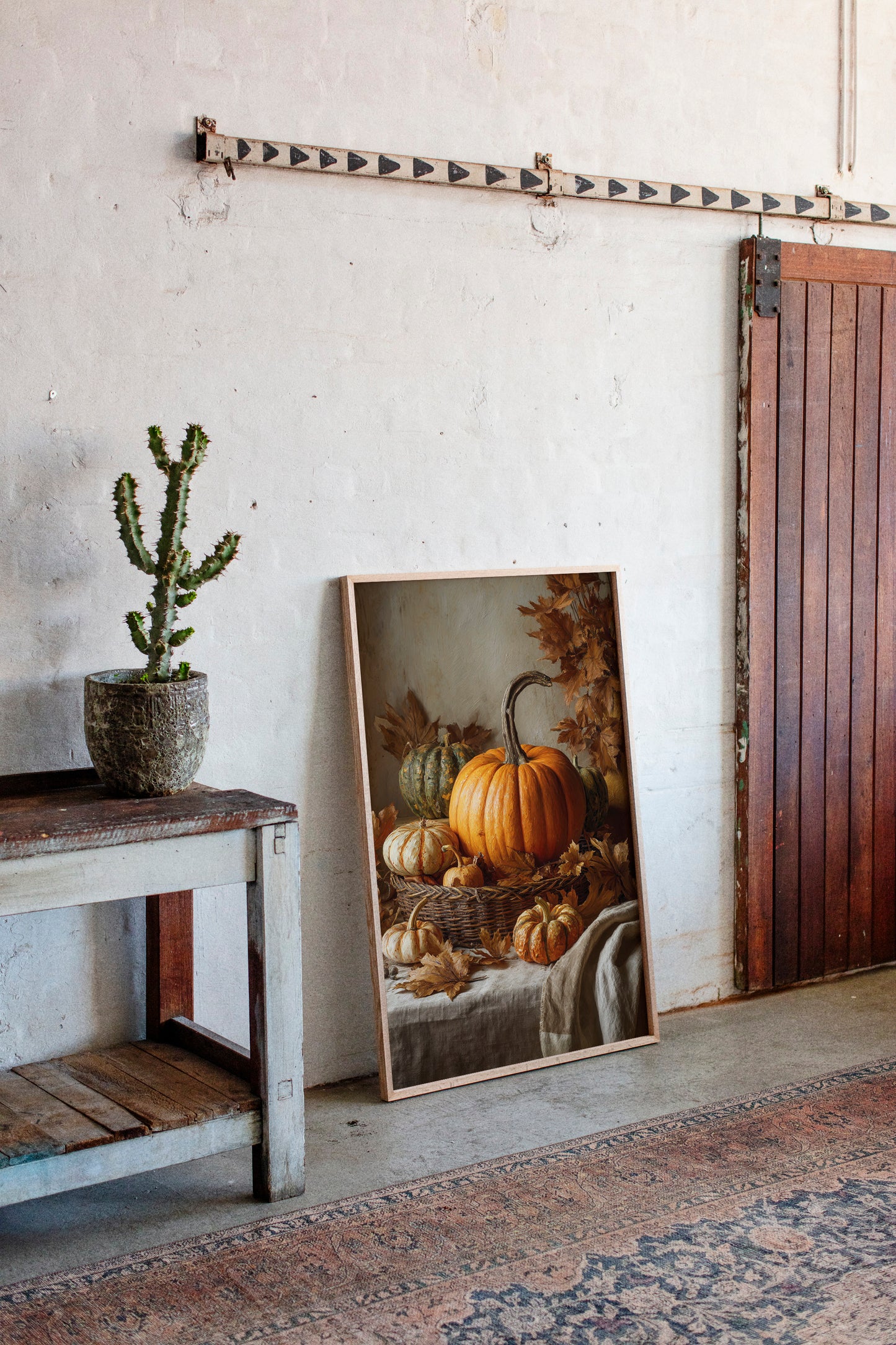 Harvest's Embrace in Autumn's Glow