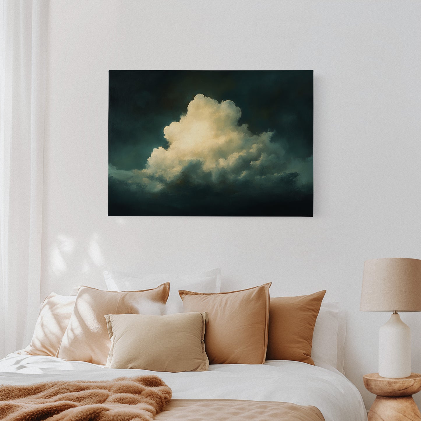 Summer Storm Builds Golden Light