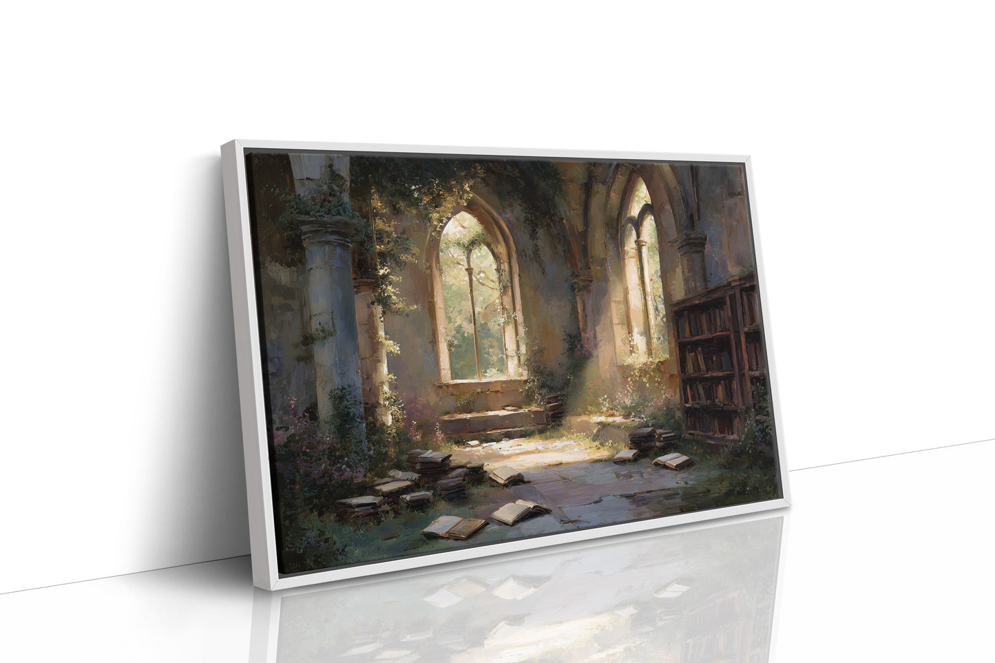 Ancient Pages Bathe In Light
