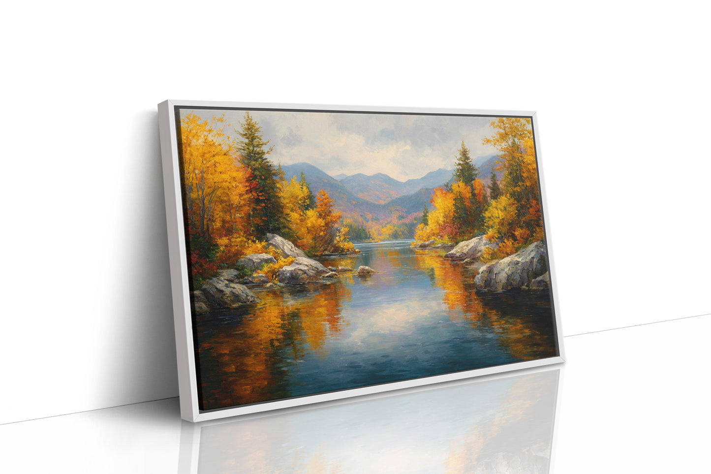 Mountain Lake Mirrors October's Glory